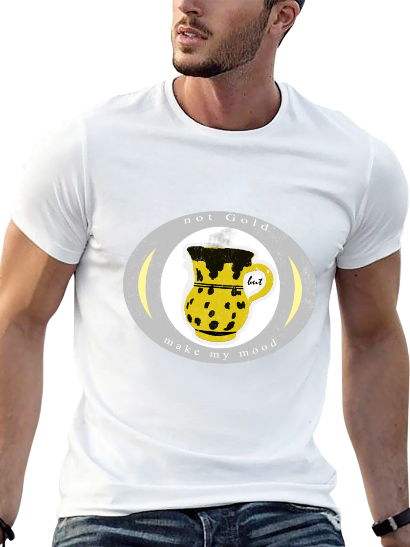 Not Gold T-Shirt - Make My Mood Graphic Tee