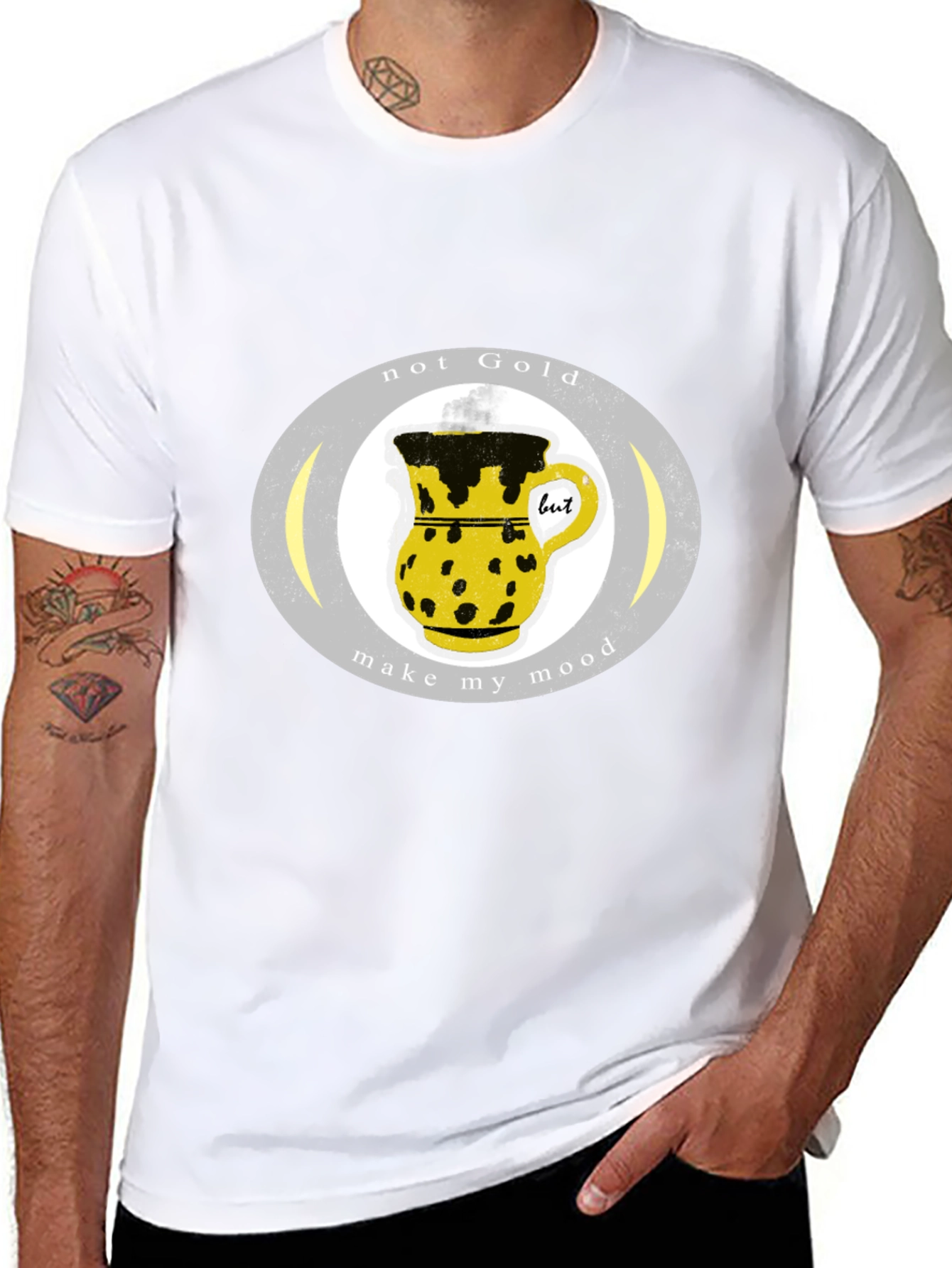 Not Gold T-Shirt - Make My Mood Graphic Tee