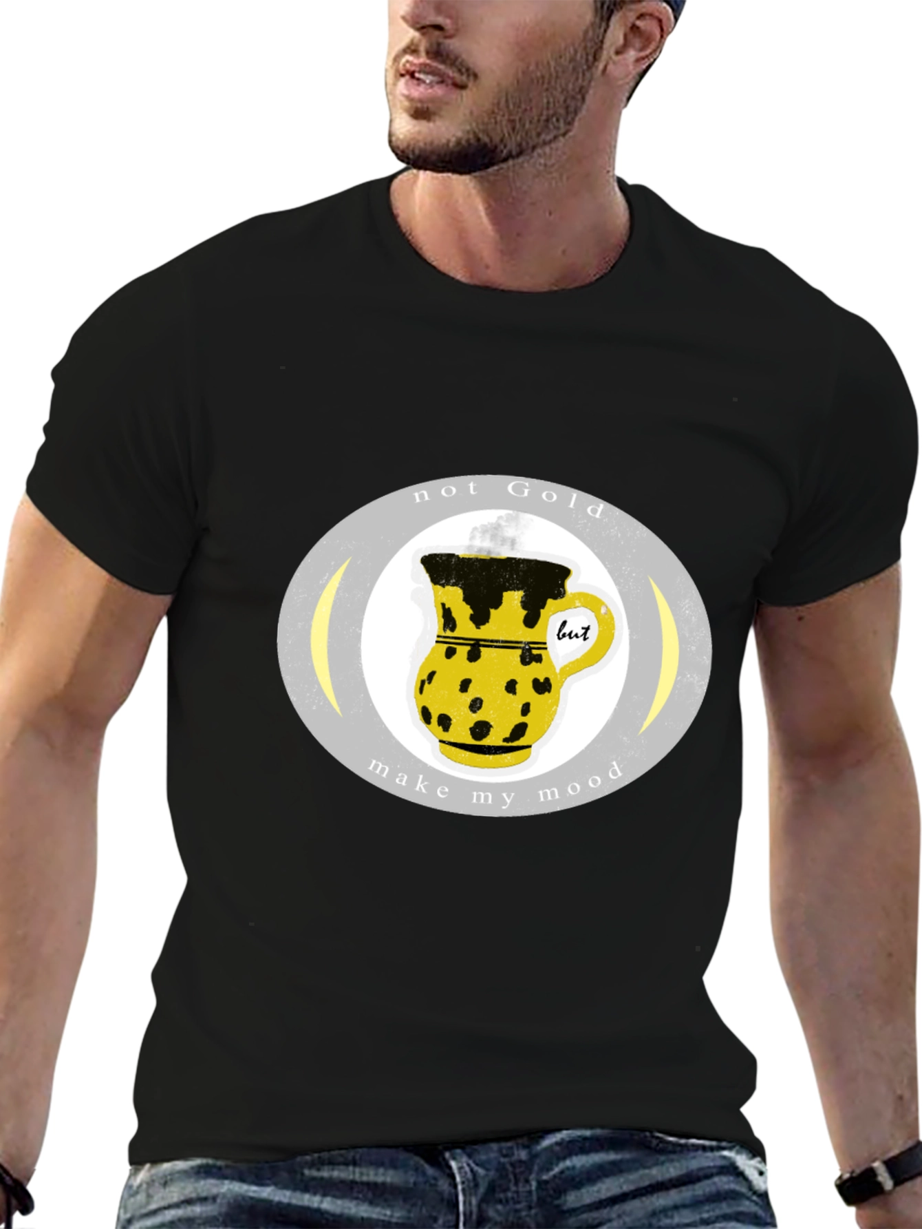 Not Gold T-Shirt - Make My Mood Graphic Tee