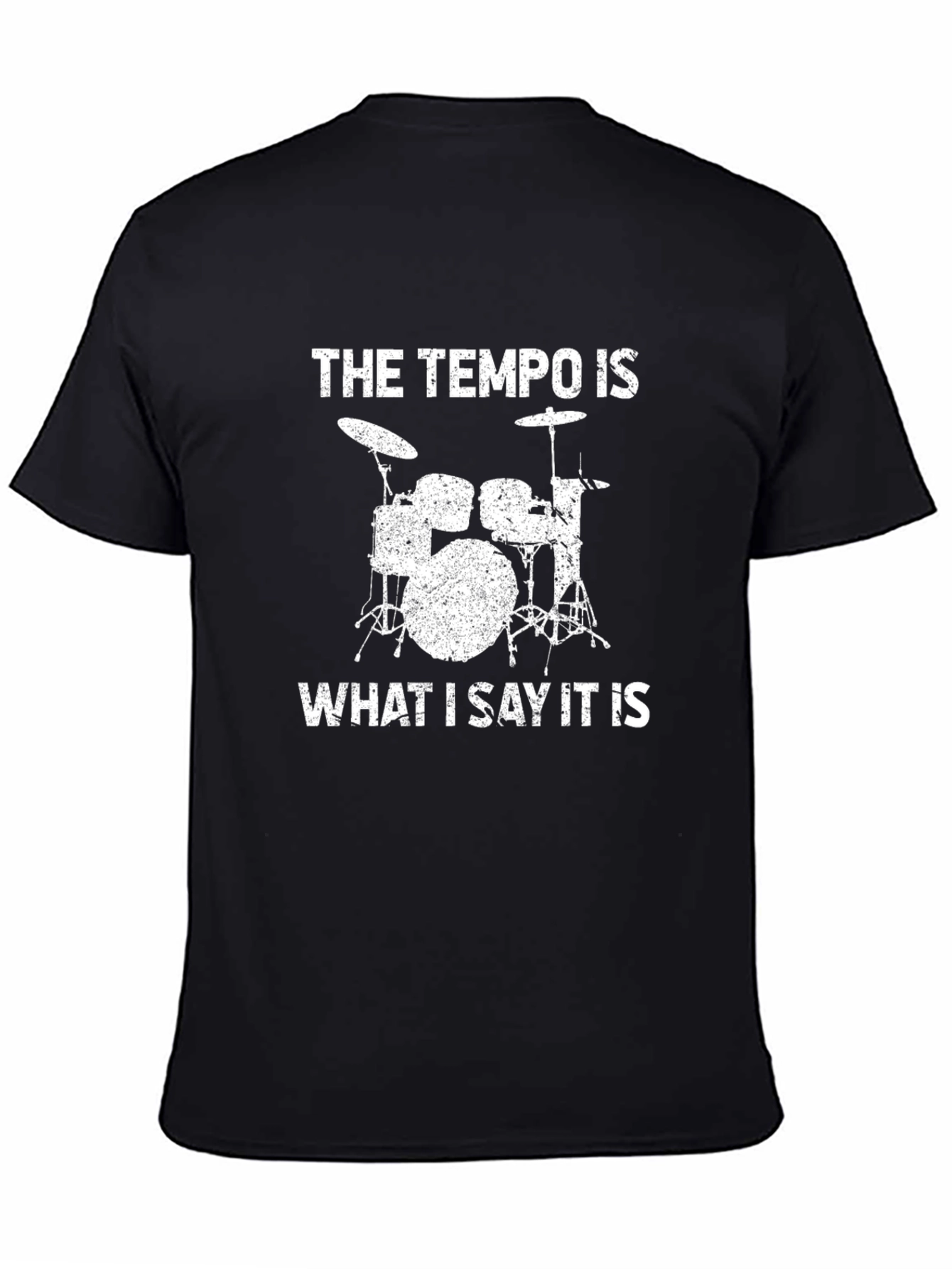 Tempo Drummer T-Shirt: Funny Musician Tee