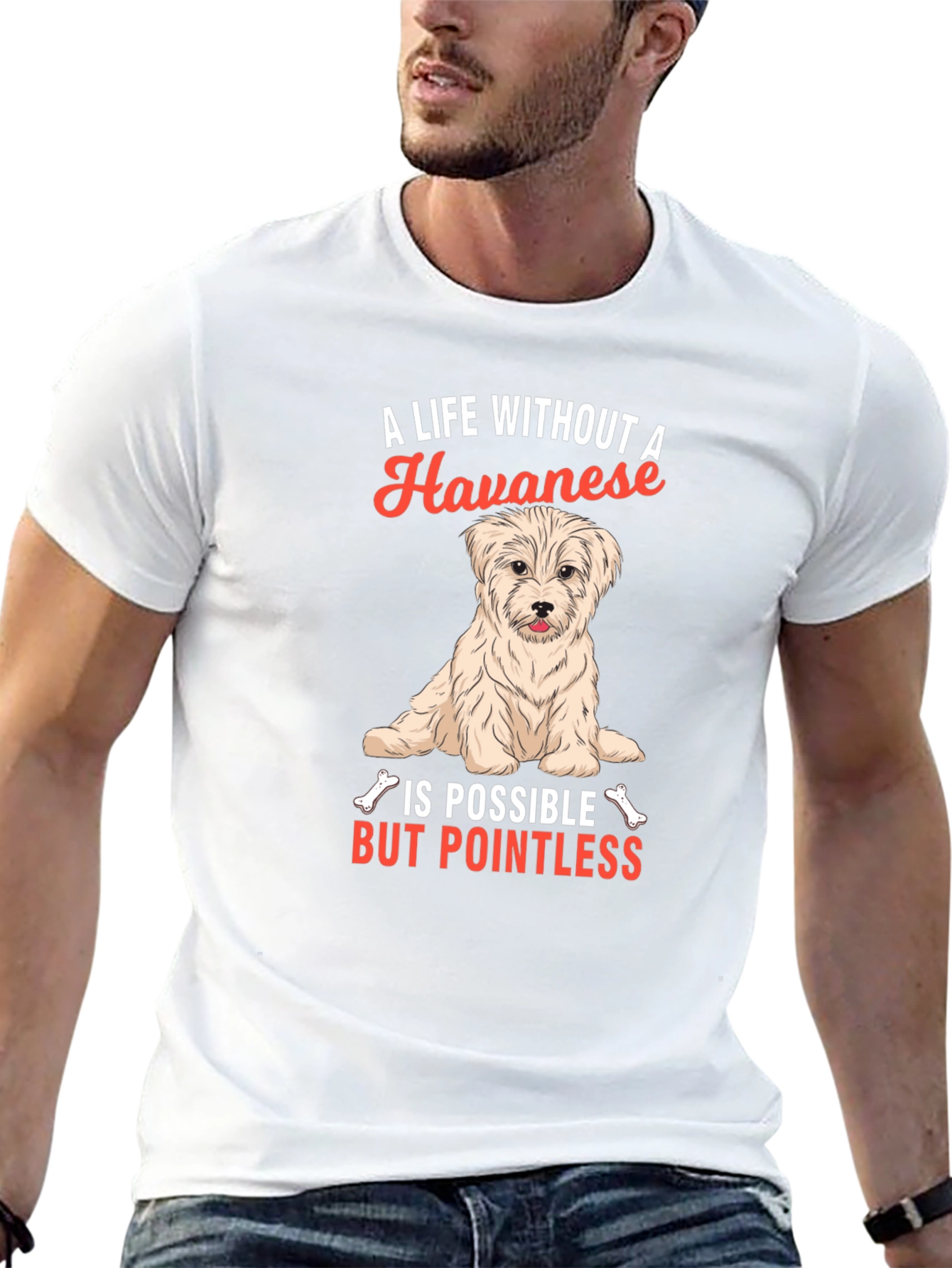 Havanese Dog Lover T-Shirt - A Life Without Pointless