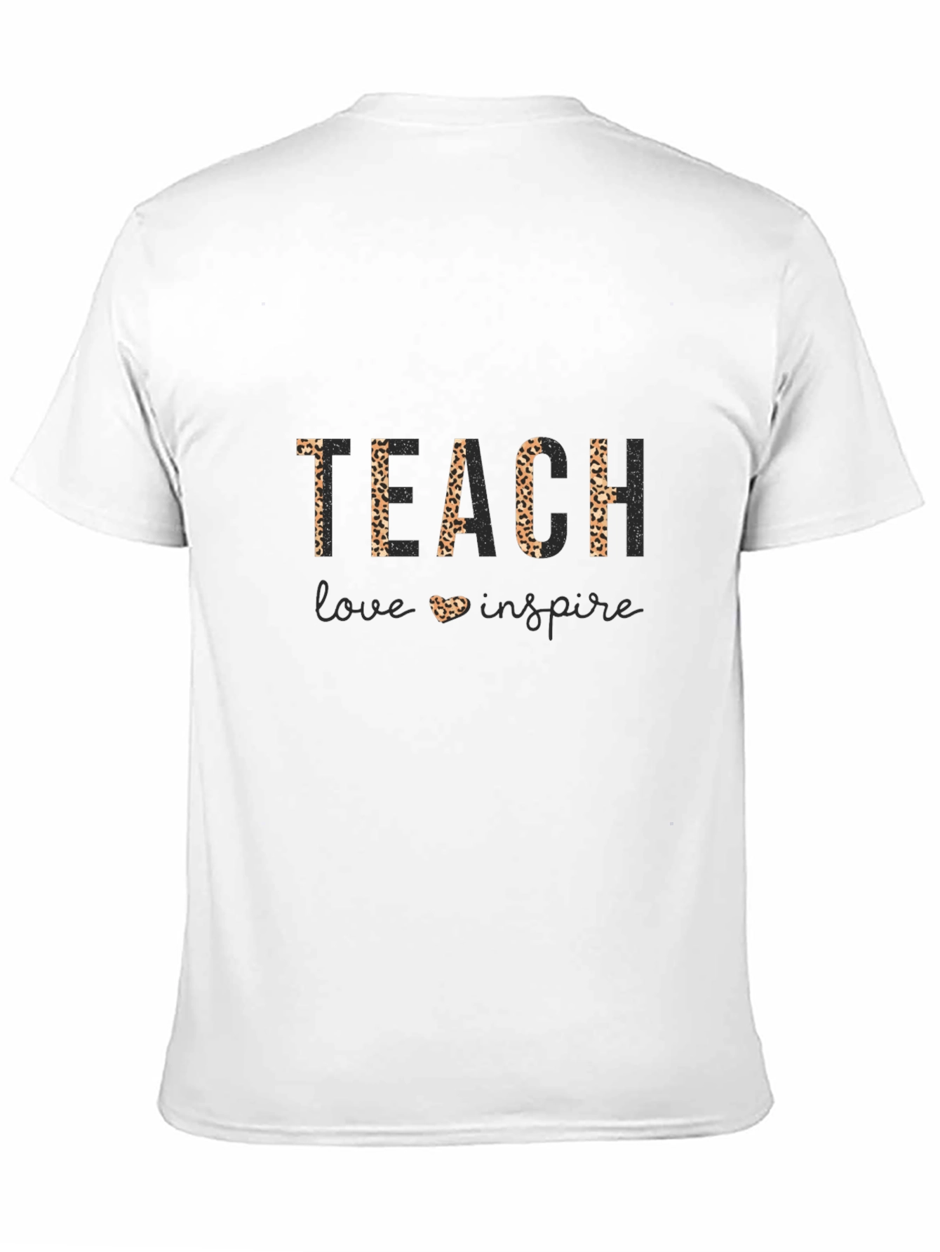 Leopard Print Teacher T-Shirt