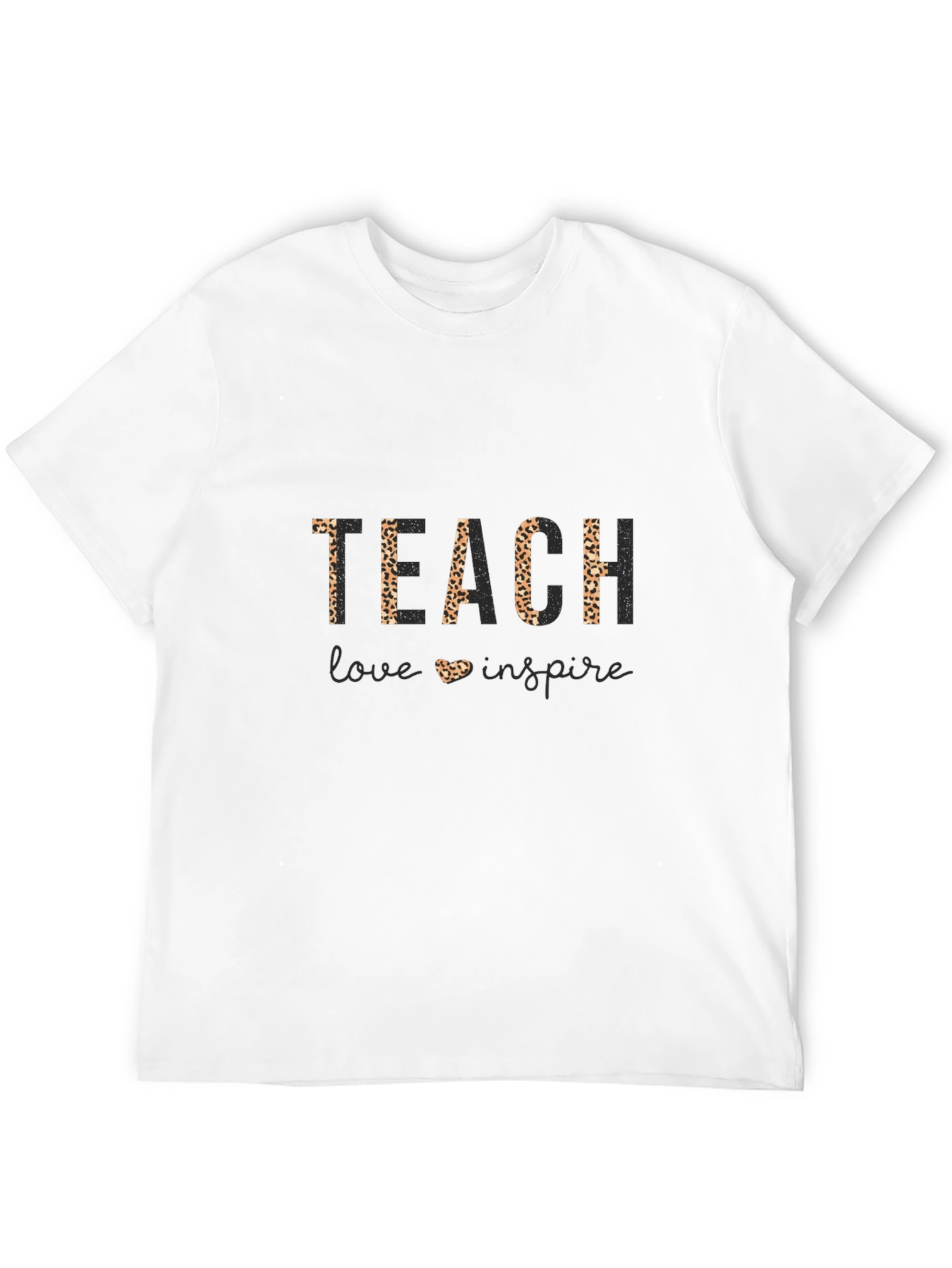 Leopard Print Teacher T-Shirt