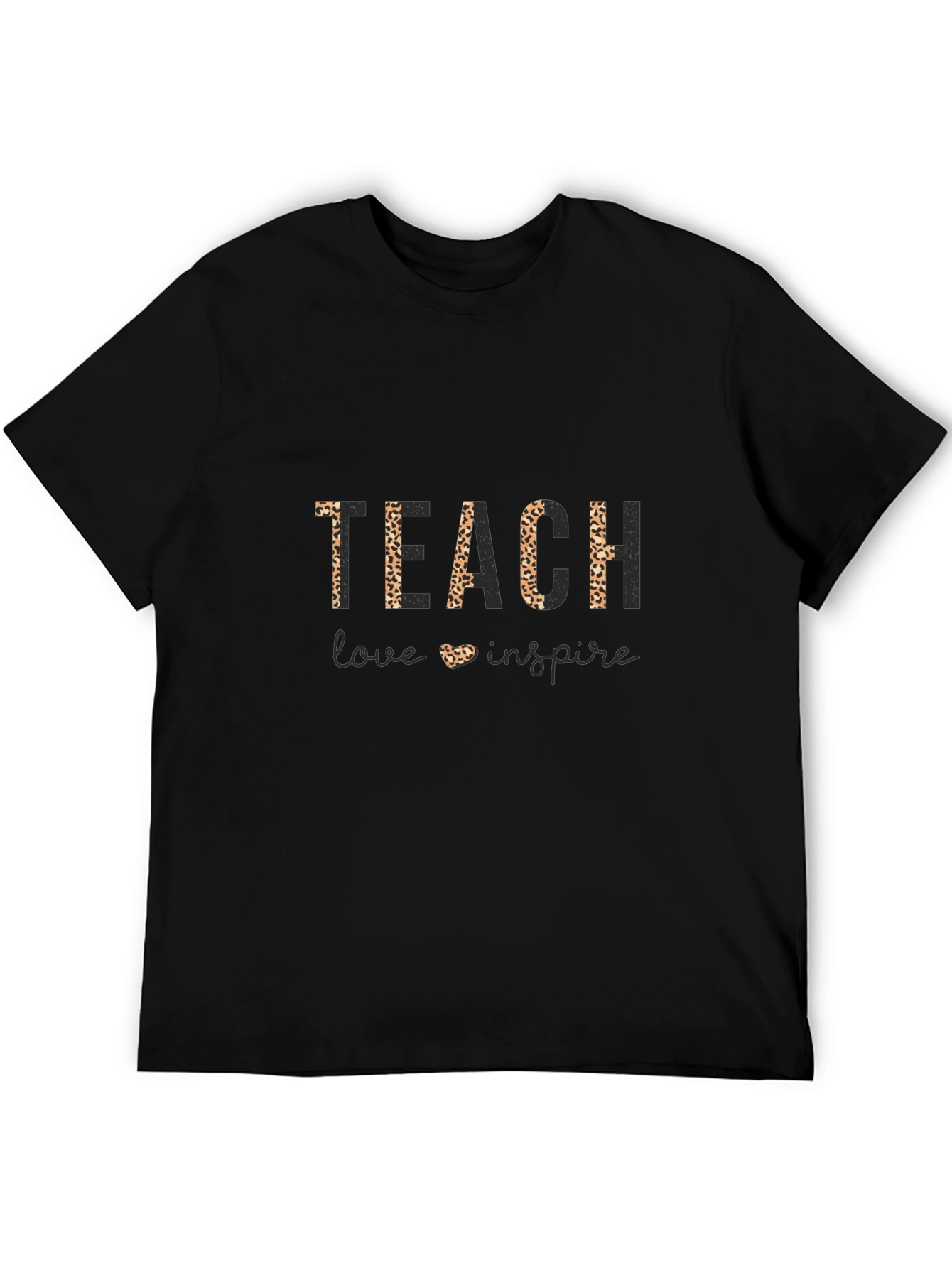 Leopard Print Teacher T-Shirt