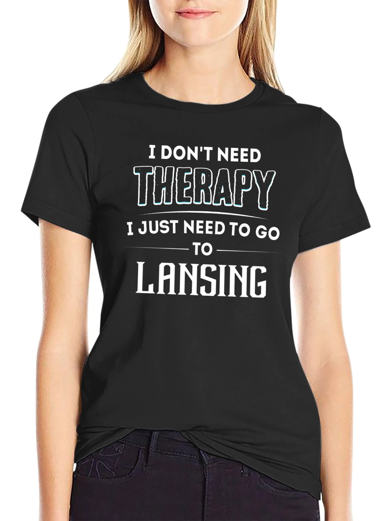 Therapy Lansing Graphic Tee - Novelty T-Shirt