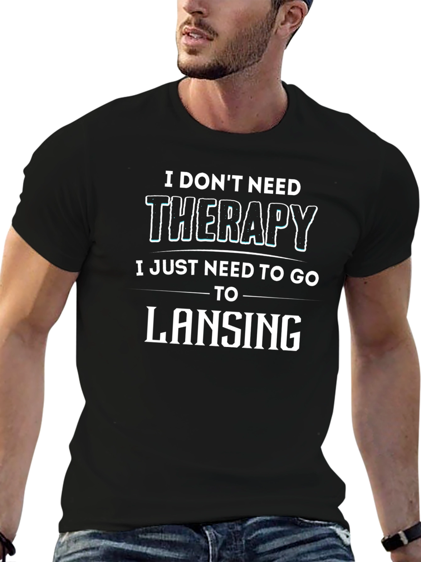 Therapy Lansing Graphic Tee - Novelty T-Shirt