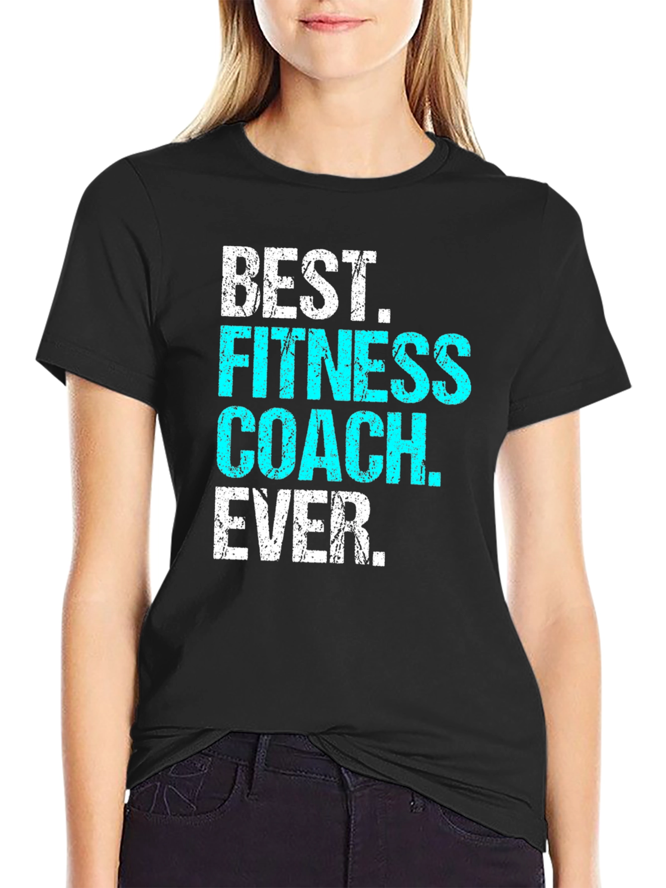 Best Fitness Coach Ever T-Shirt - Black