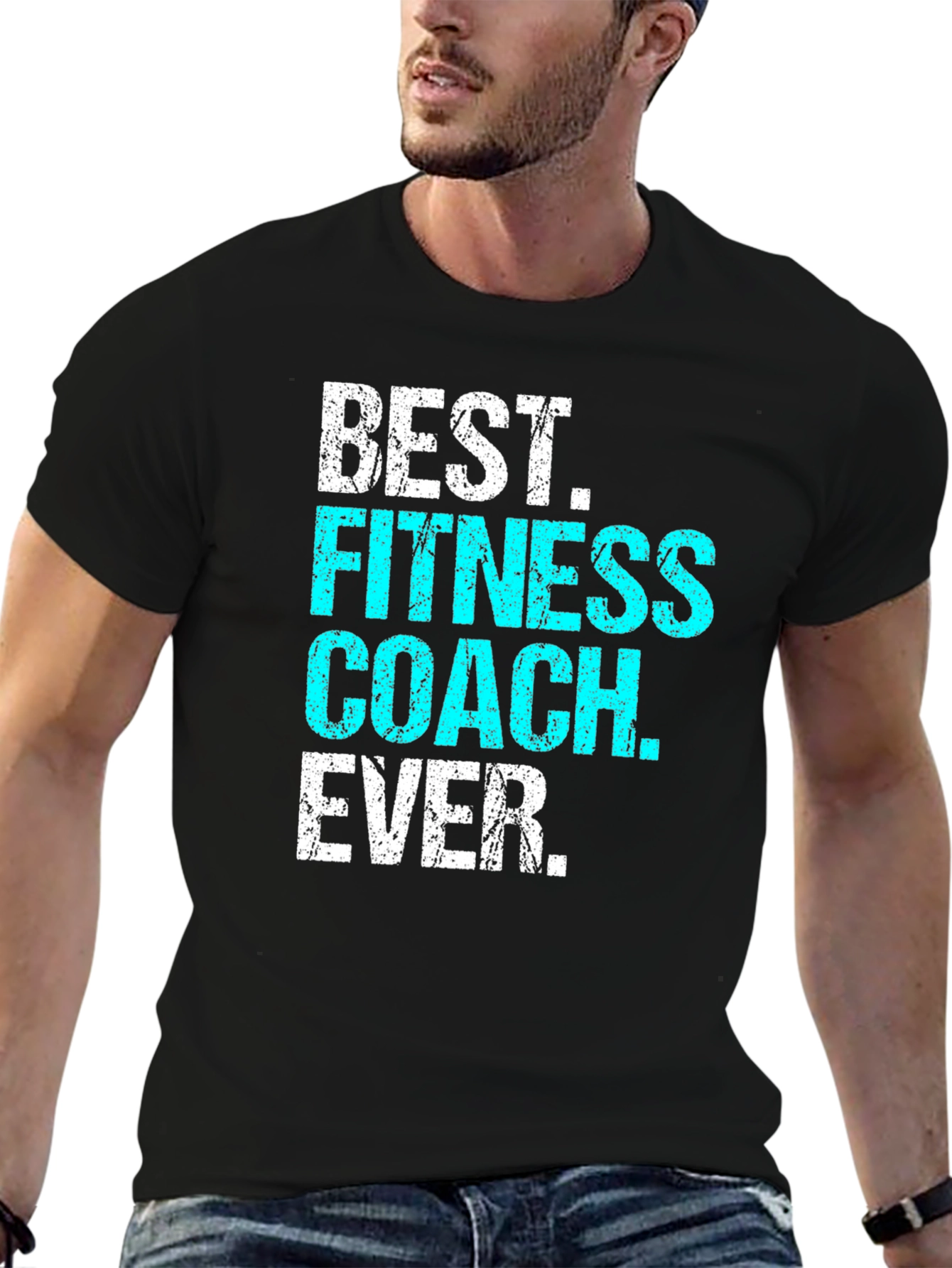 Best Fitness Coach Ever T-Shirt - Black