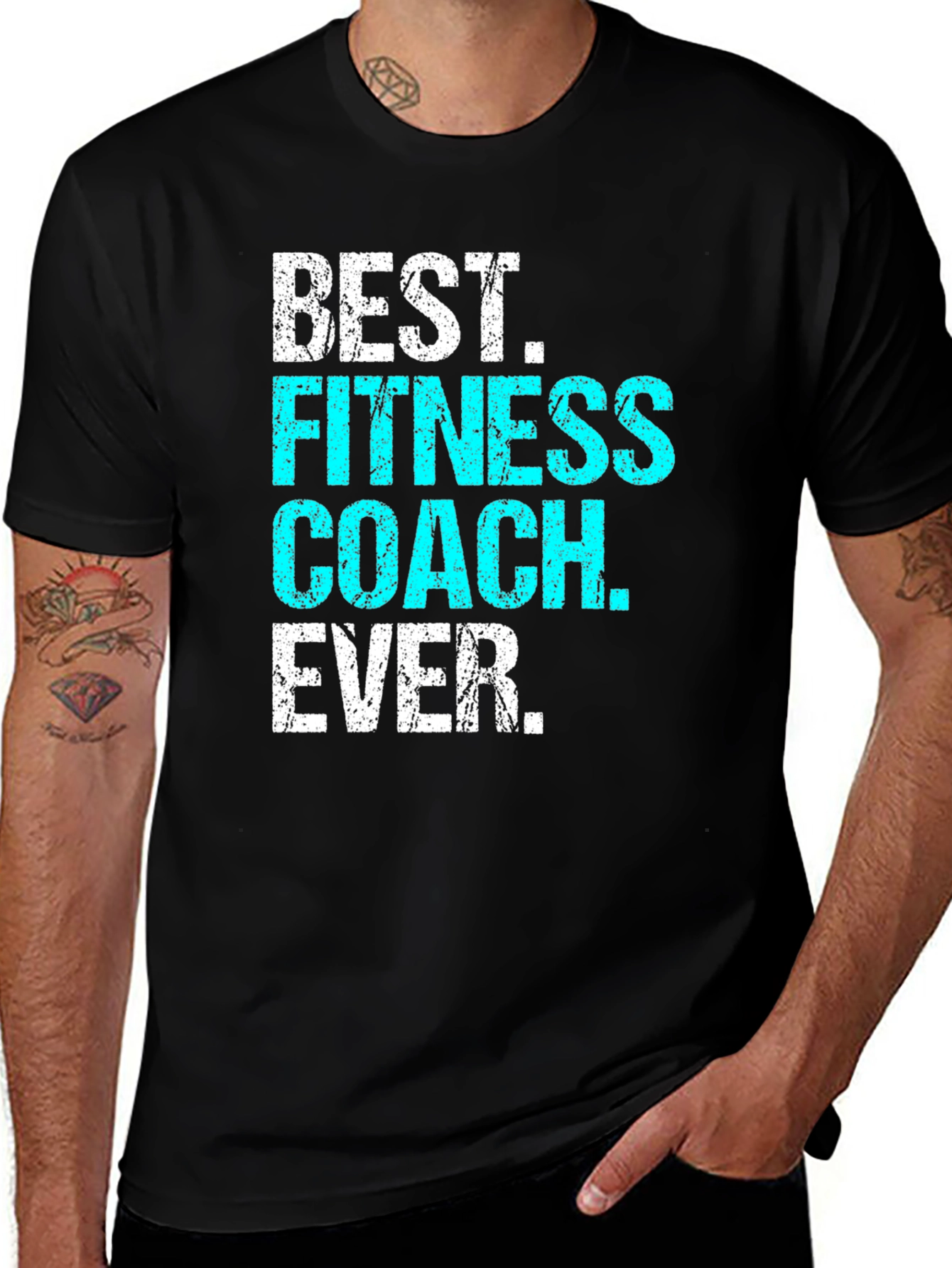 Best Fitness Coach Ever T-Shirt - Black