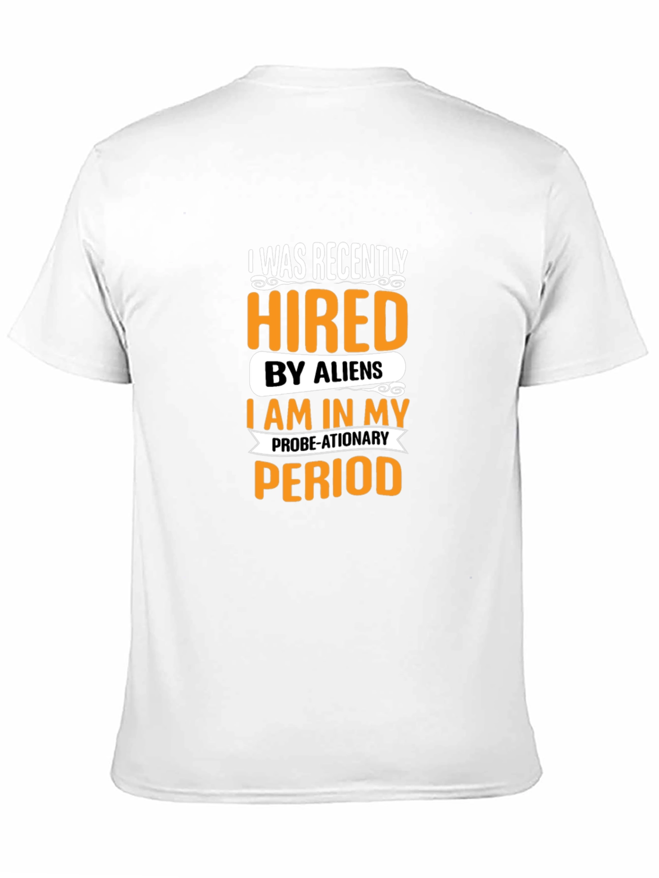 Hired by Aliens Graphic Tee - Black Cotton T-Shirt