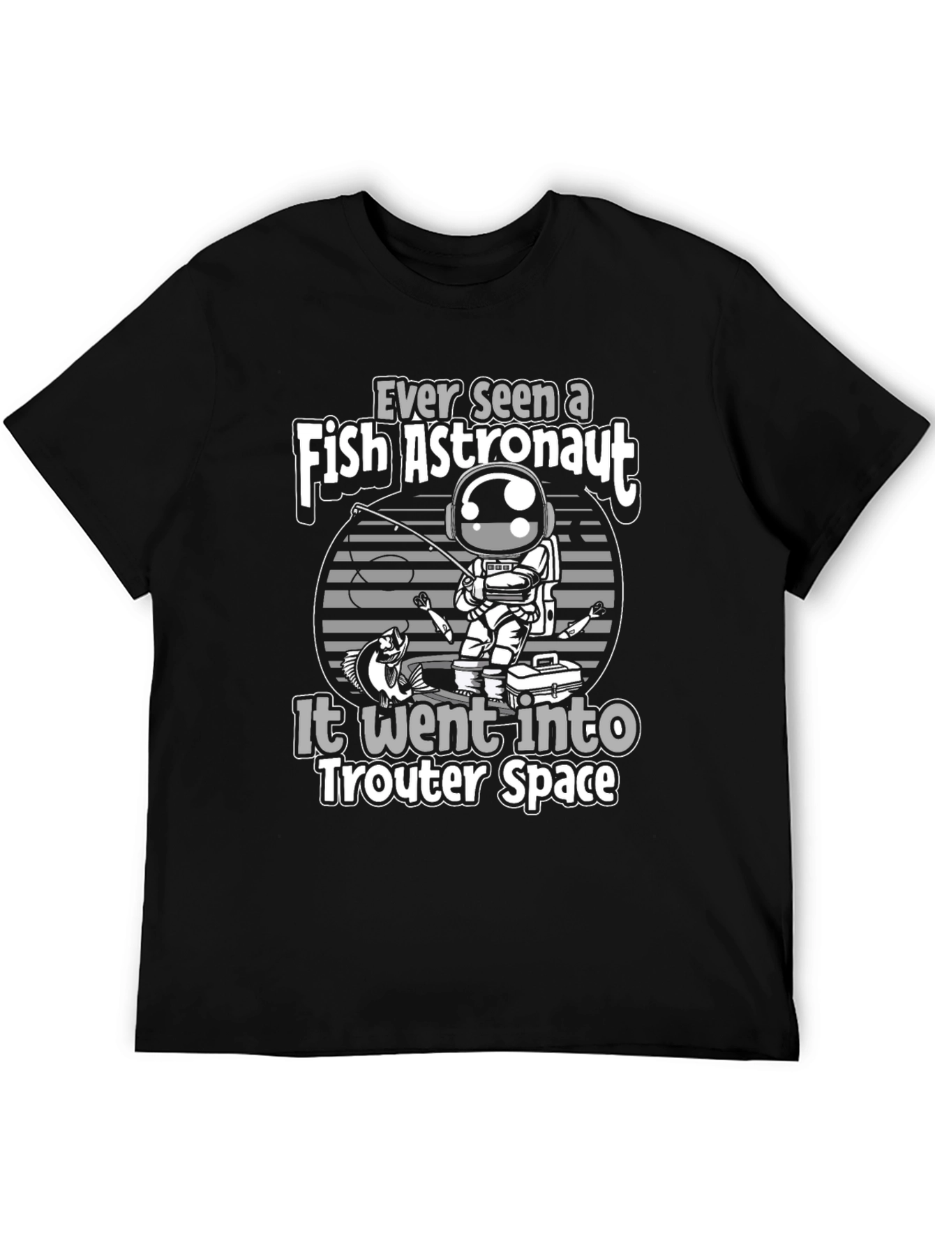Fish Astronaut T-Shirt - Trouty Space Tee