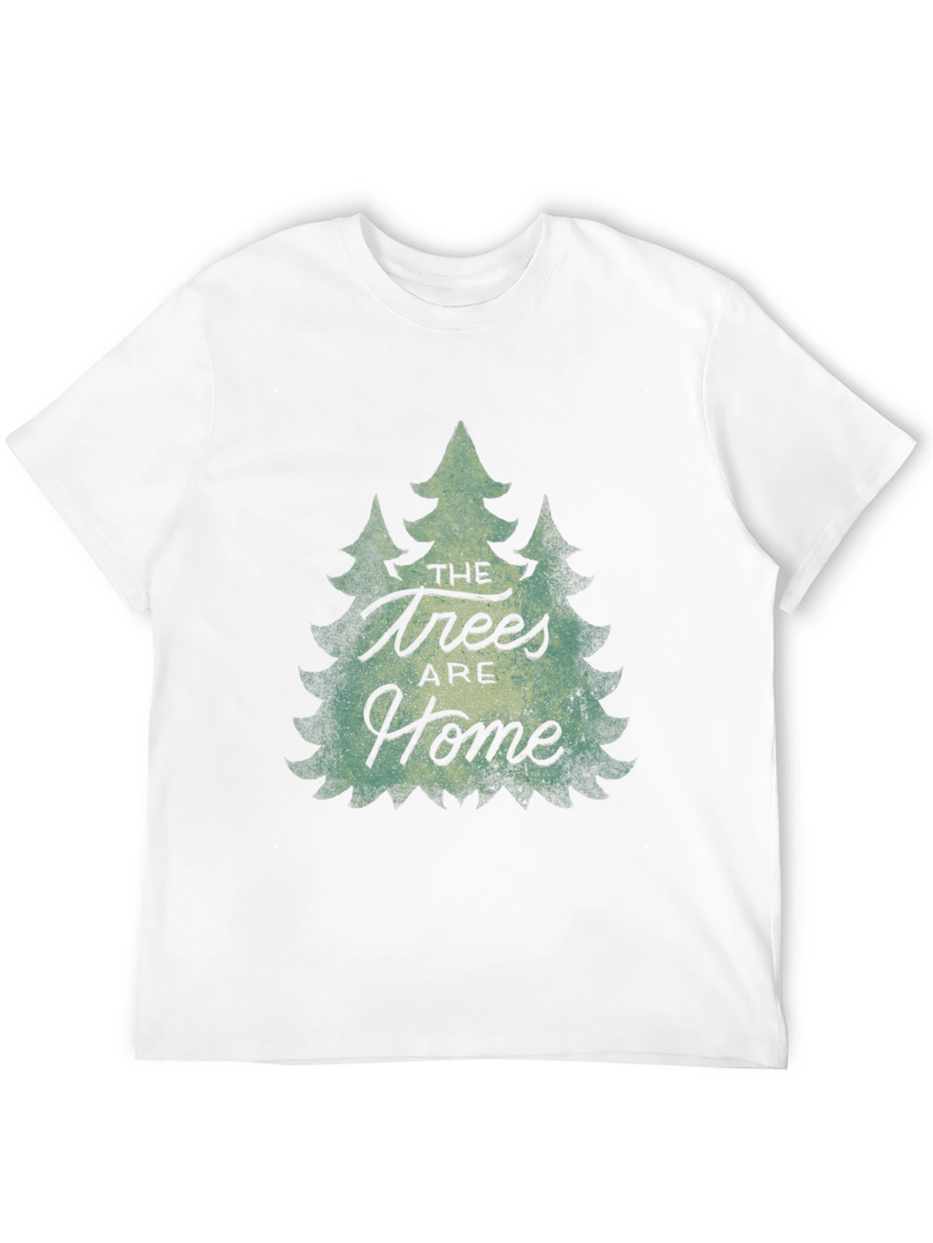 Trees Are Home Black Graphic T-Shirt