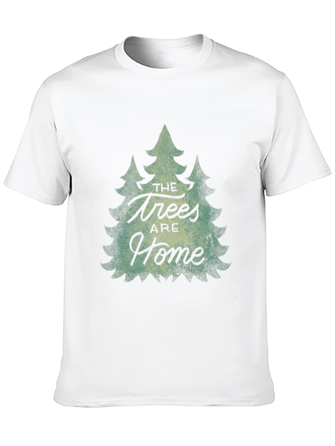 Trees Are Home Black Graphic T-Shirt