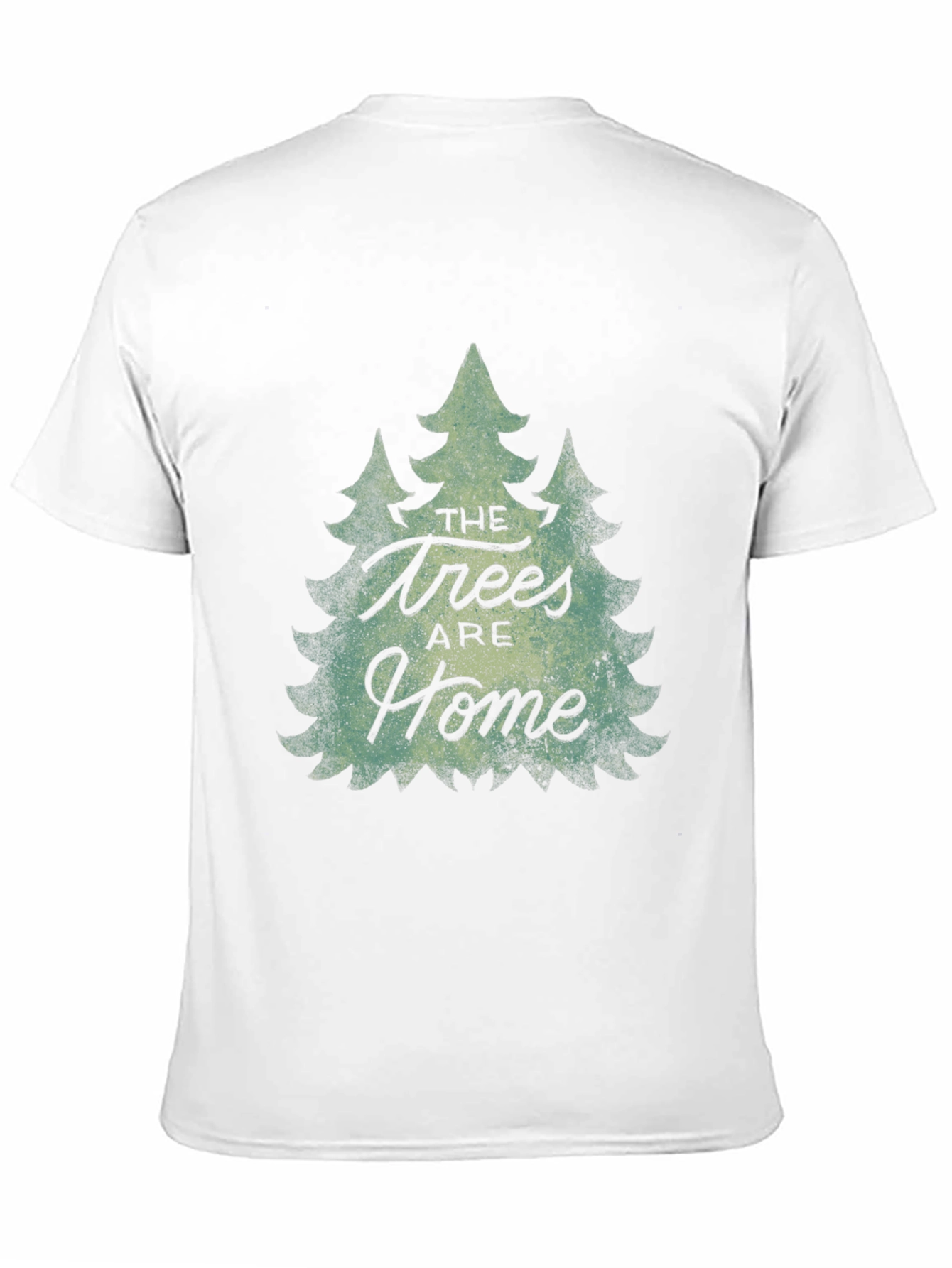 Trees Are Home Black Graphic T-Shirt