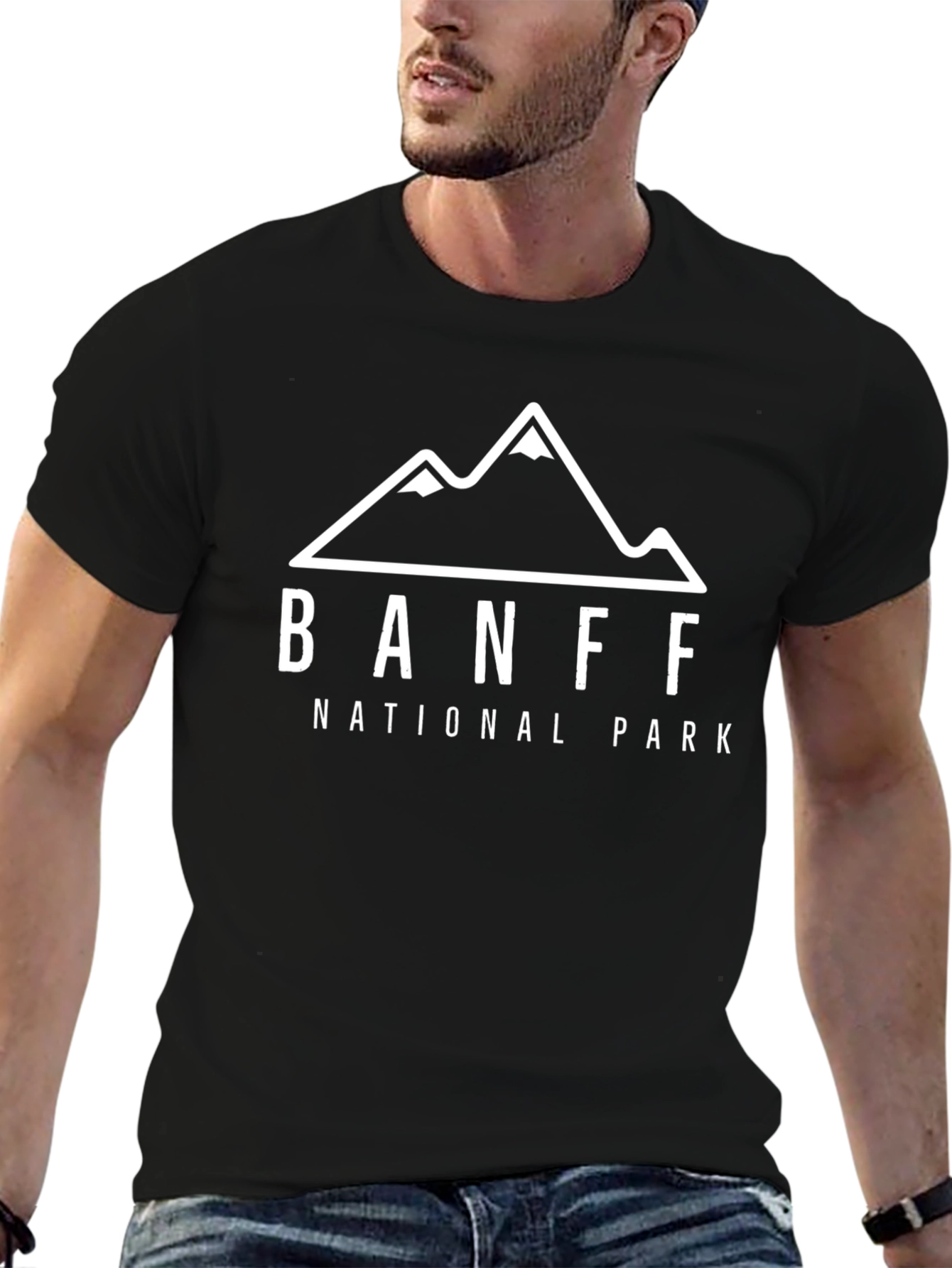 Banff National Park Graphic Tee - Black