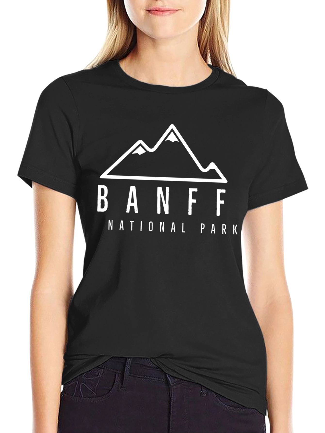 Banff National Park Graphic Tee - Black