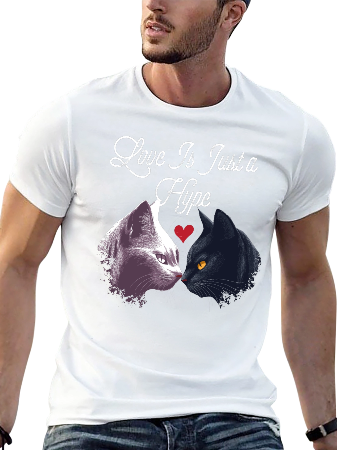 Love is Just a Hype Cat T-Shirt