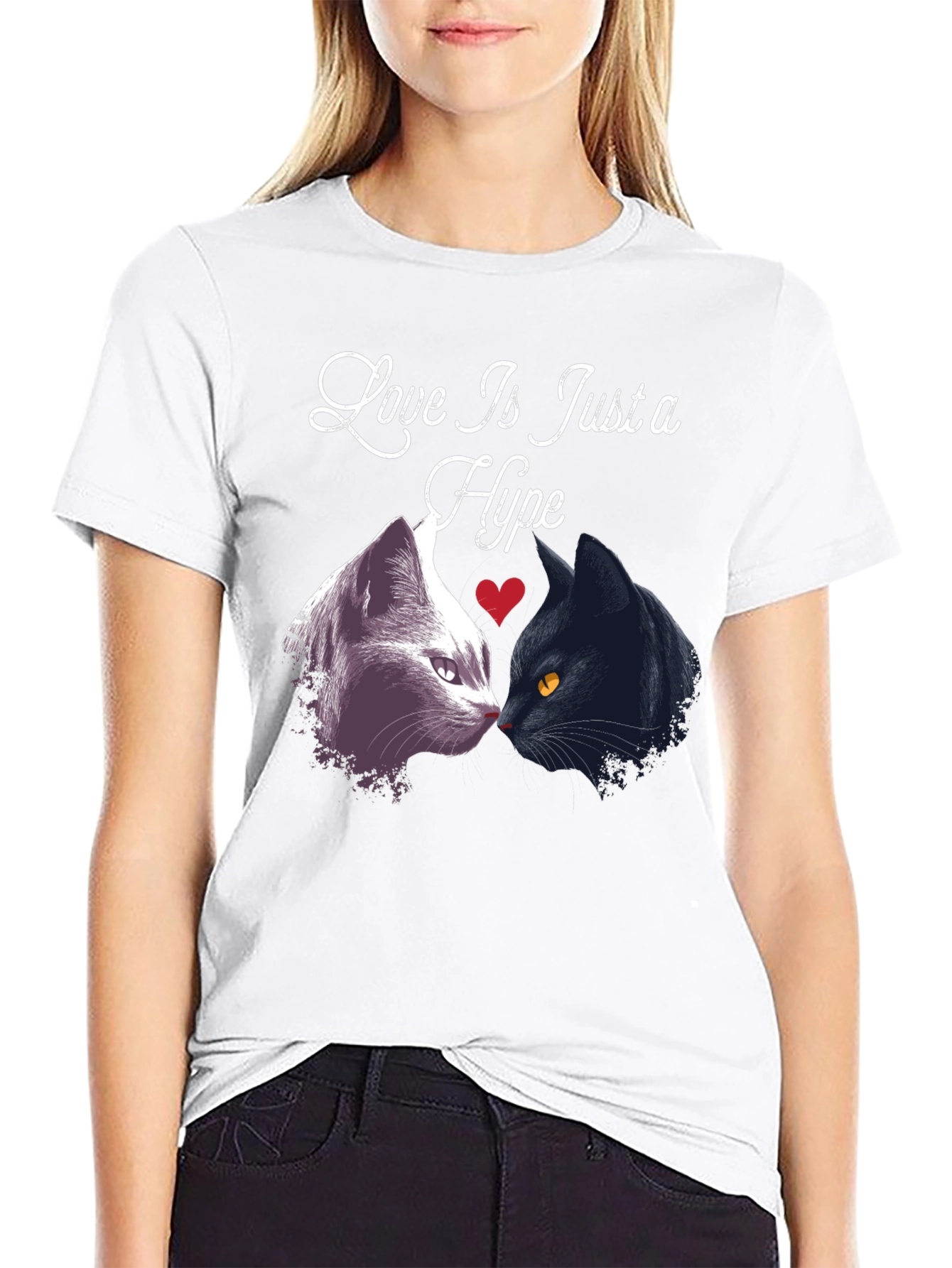 Love is Just a Hype Cat T-Shirt