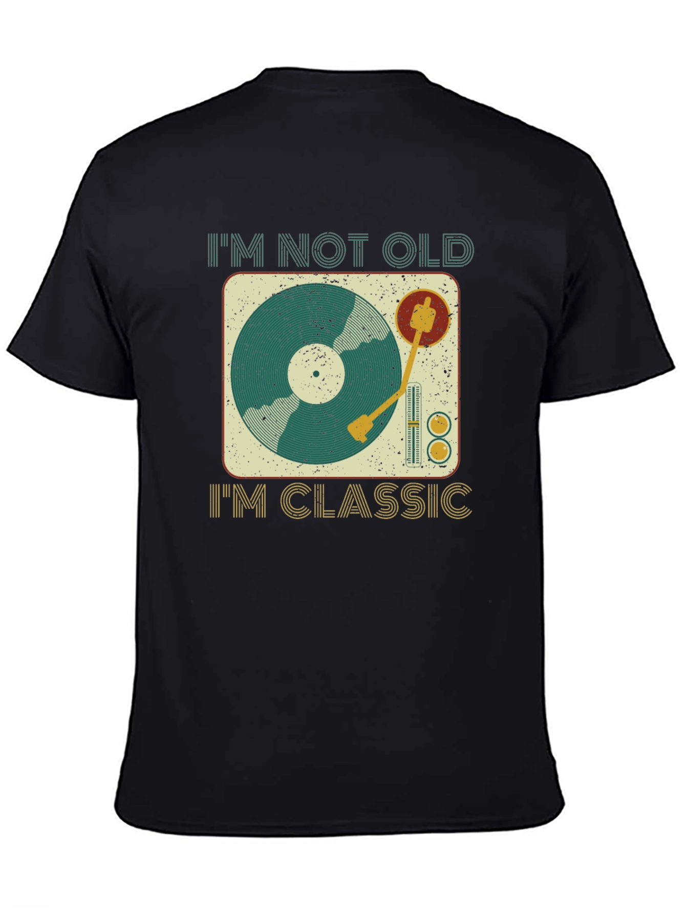 Classic Vinyl Turntable T-Shirt - Music Lover Tee