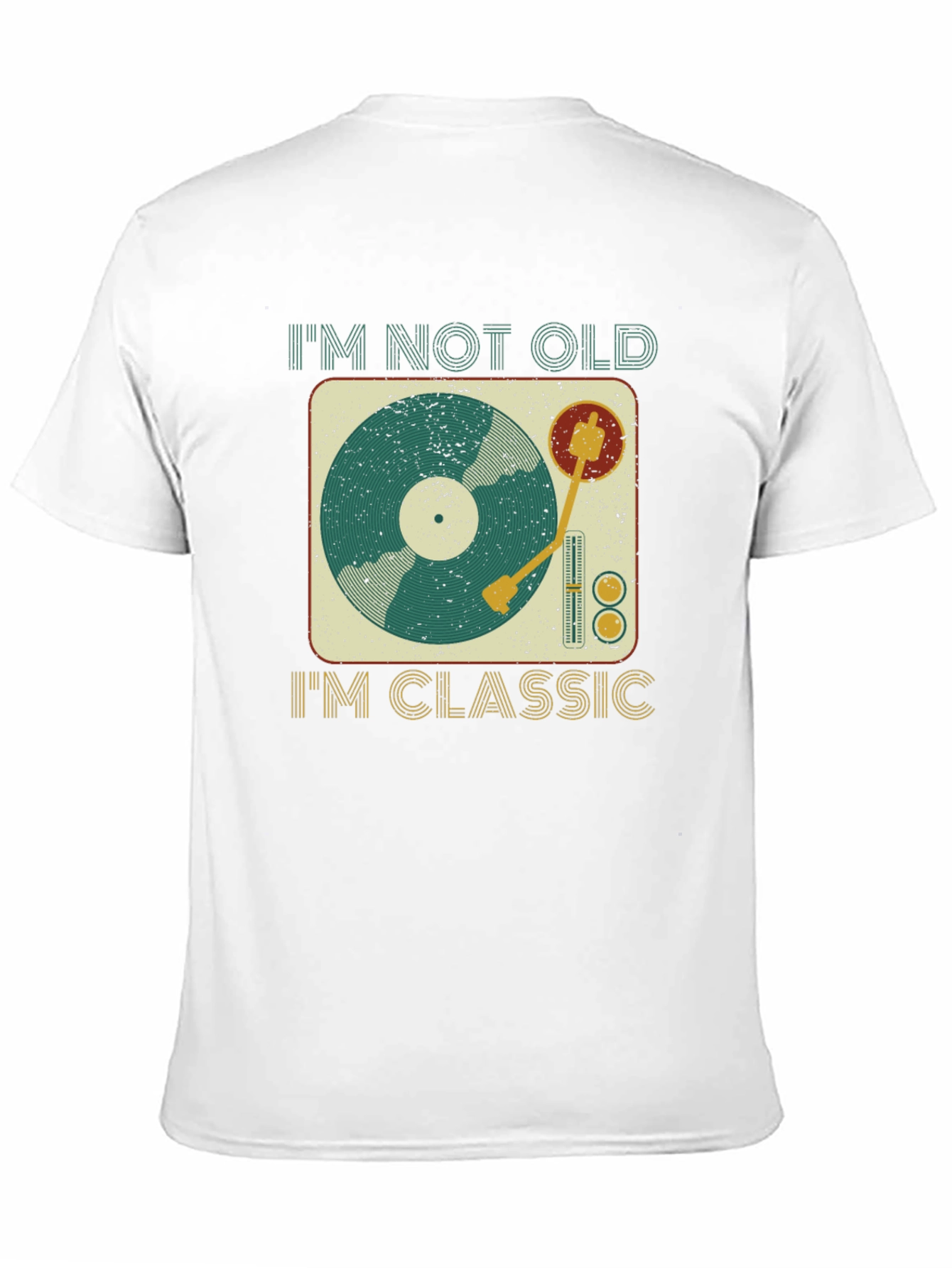 Classic Vinyl Turntable T-Shirt - Music Lover Tee