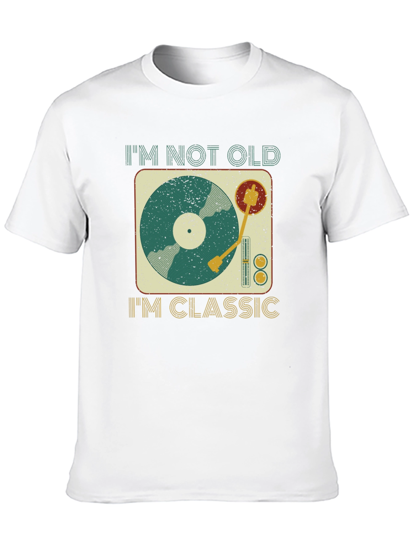 Classic Vinyl Turntable T-Shirt - Music Lover Tee