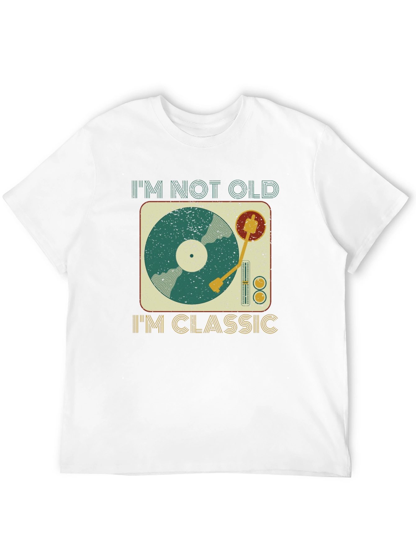 Classic Vinyl Turntable T-Shirt - Music Lover Tee