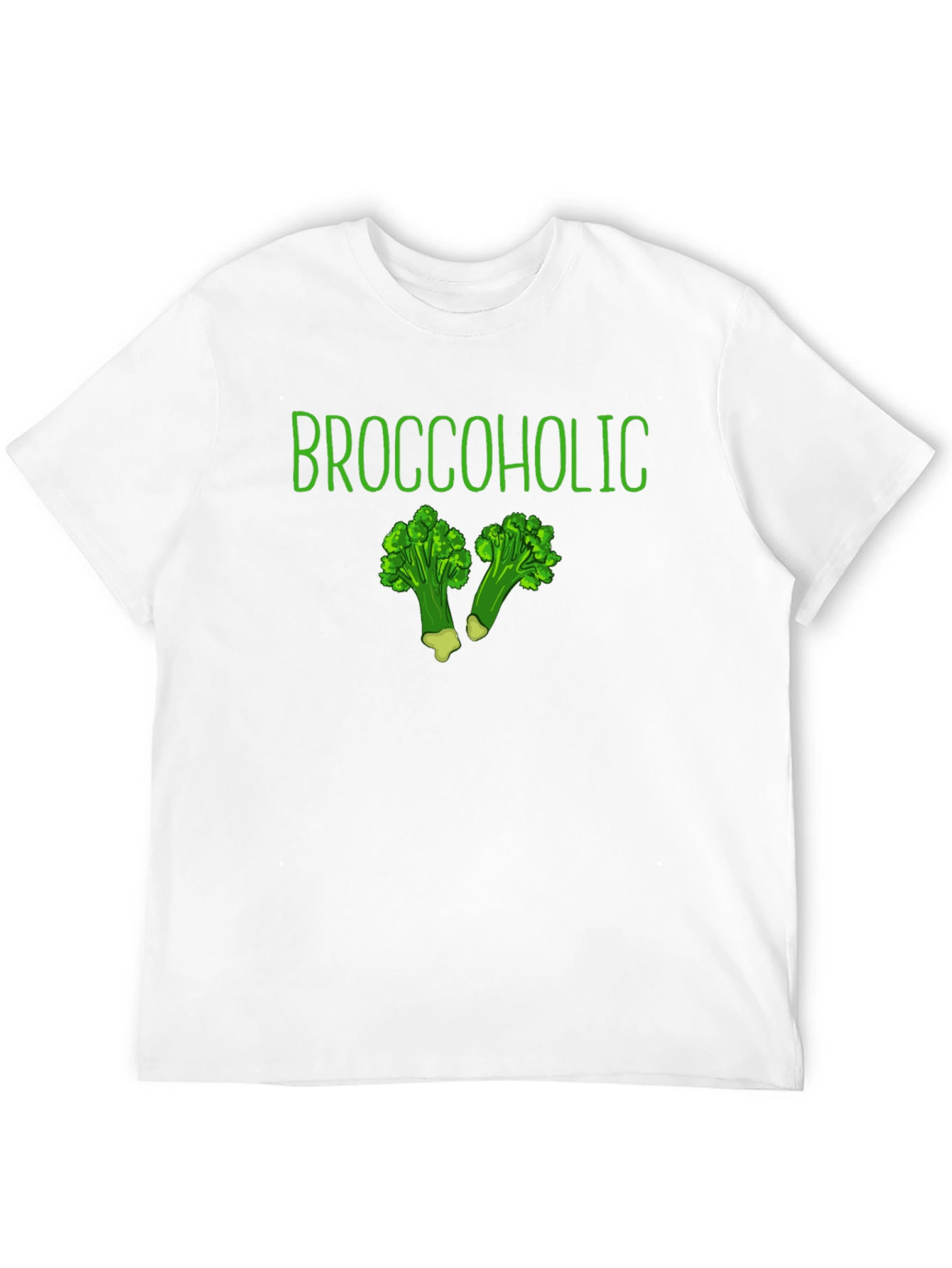 Broccoholic Black T-Shirt - Funny Broccoli Lover Tee