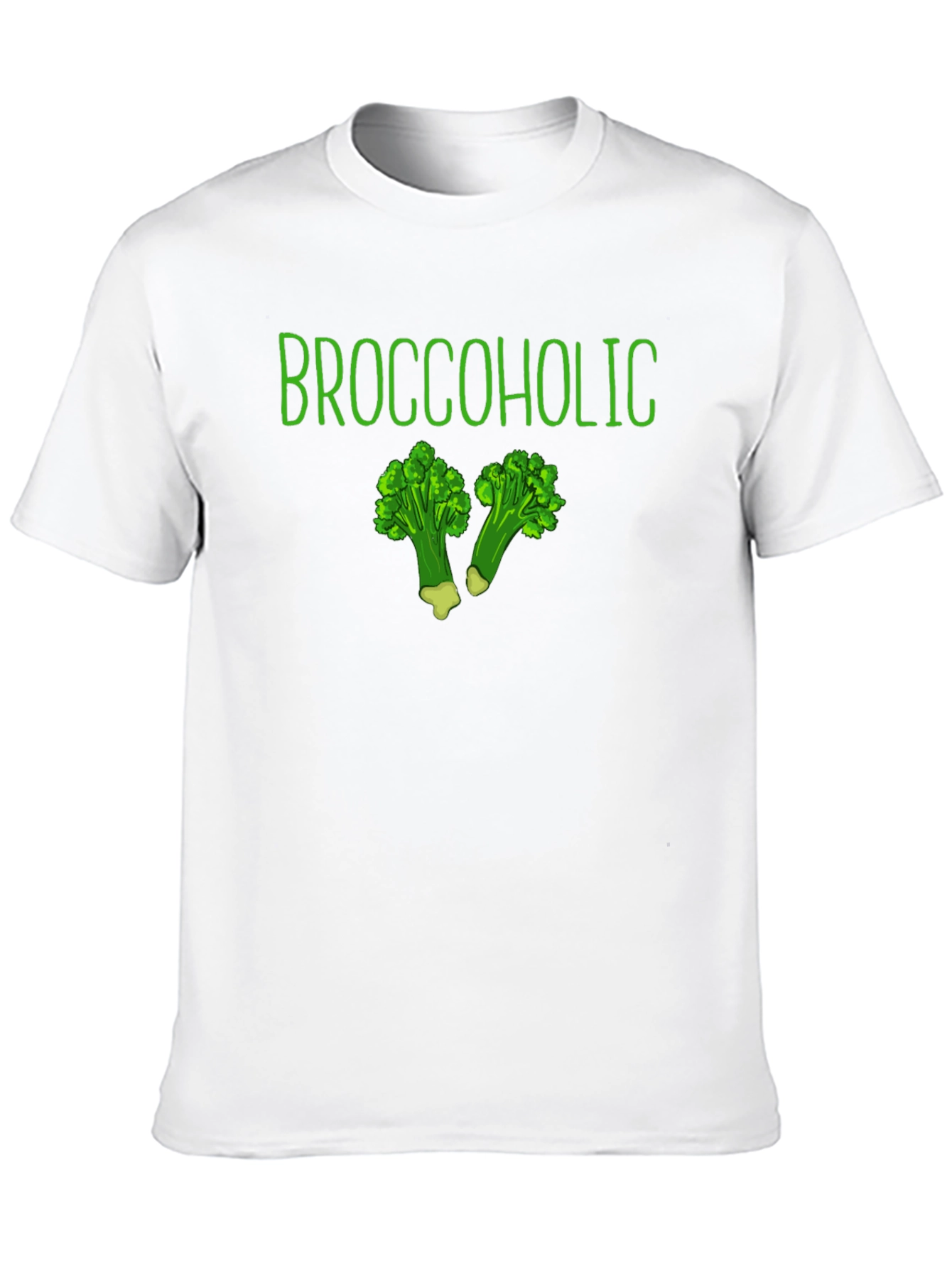 Broccoholic Black T-Shirt - Funny Broccoli Lover Tee