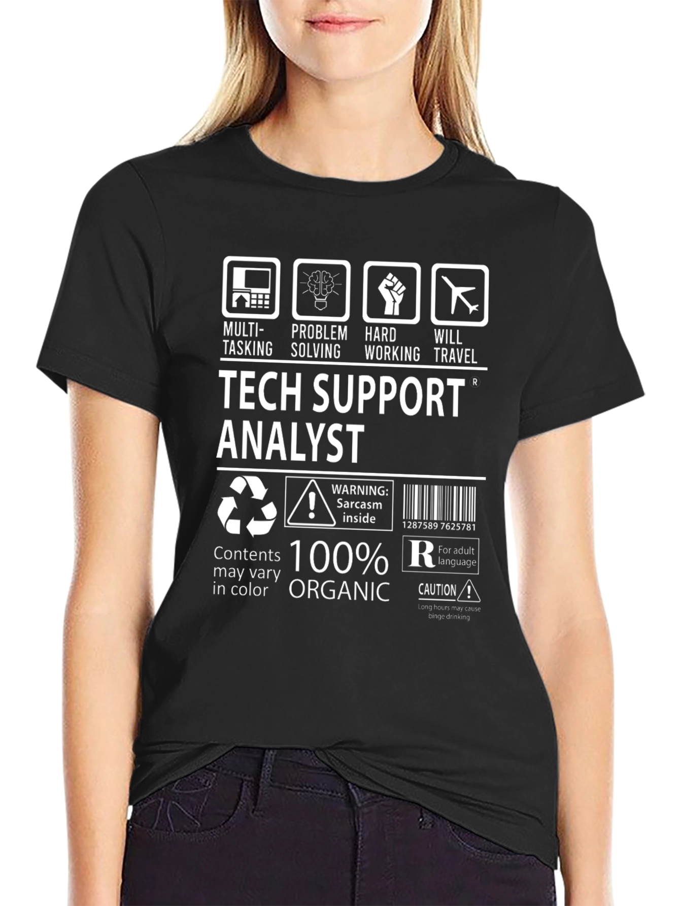 Tech Support Analyst Graphic Tee