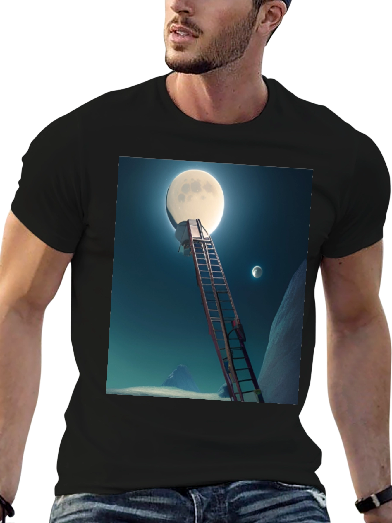 Moon Ladder Graphic Tee