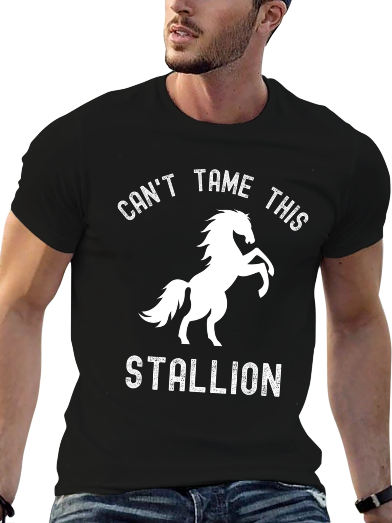 Cant Tame This Stallion Graphic Tee