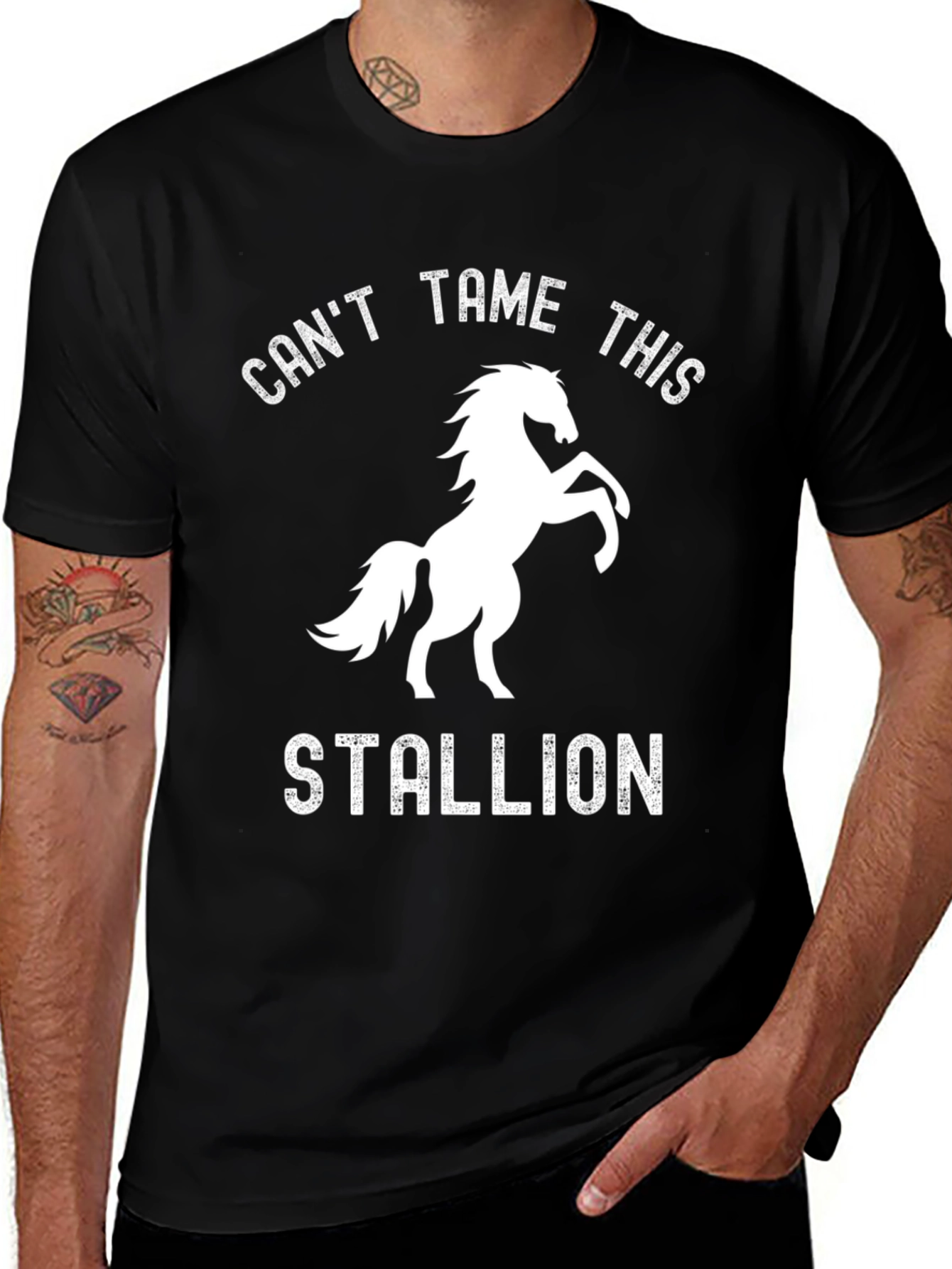 Cant Tame This Stallion Graphic Tee