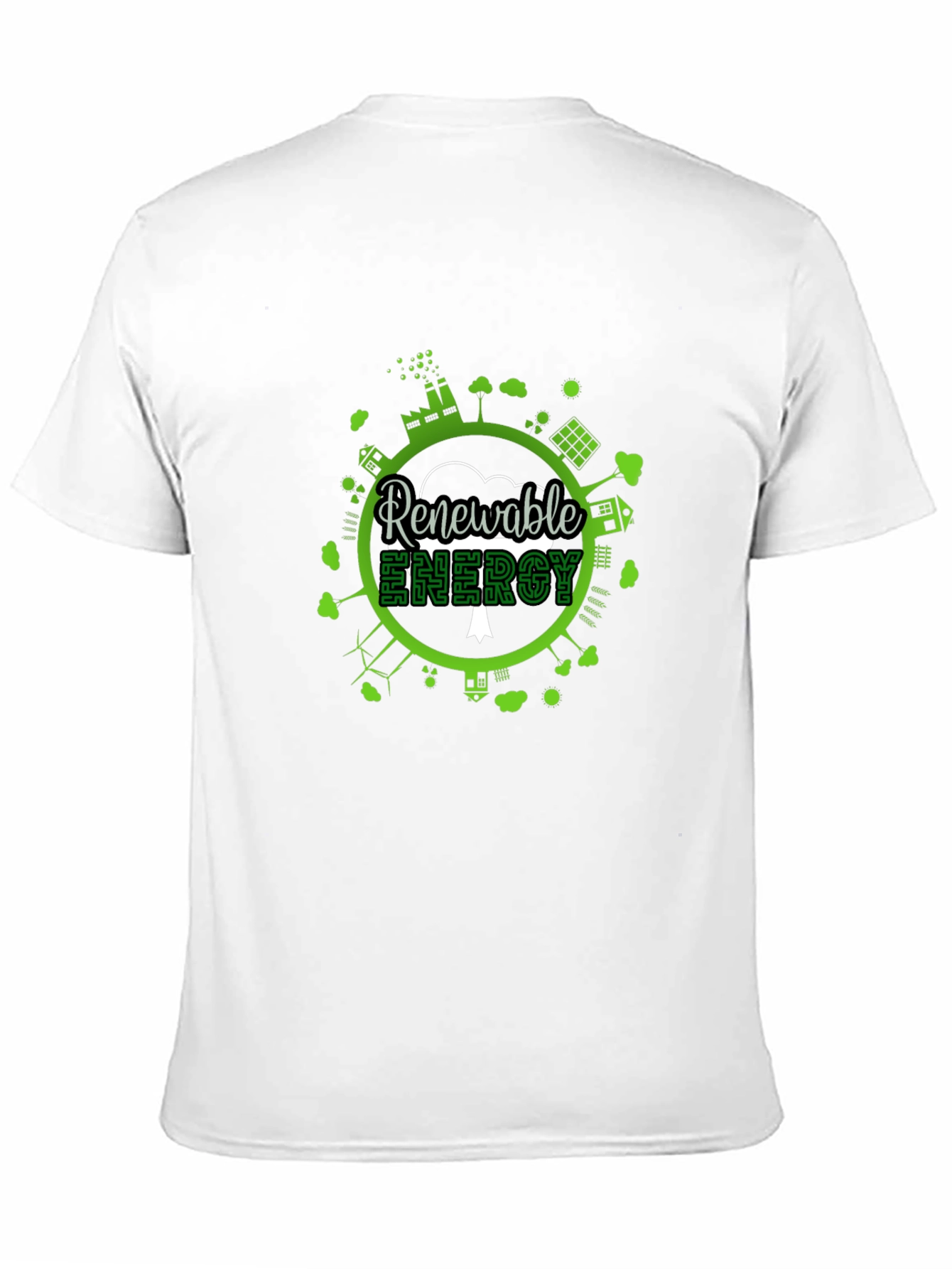Eco-Friendly Renewable Energy Graphic T-Shirt