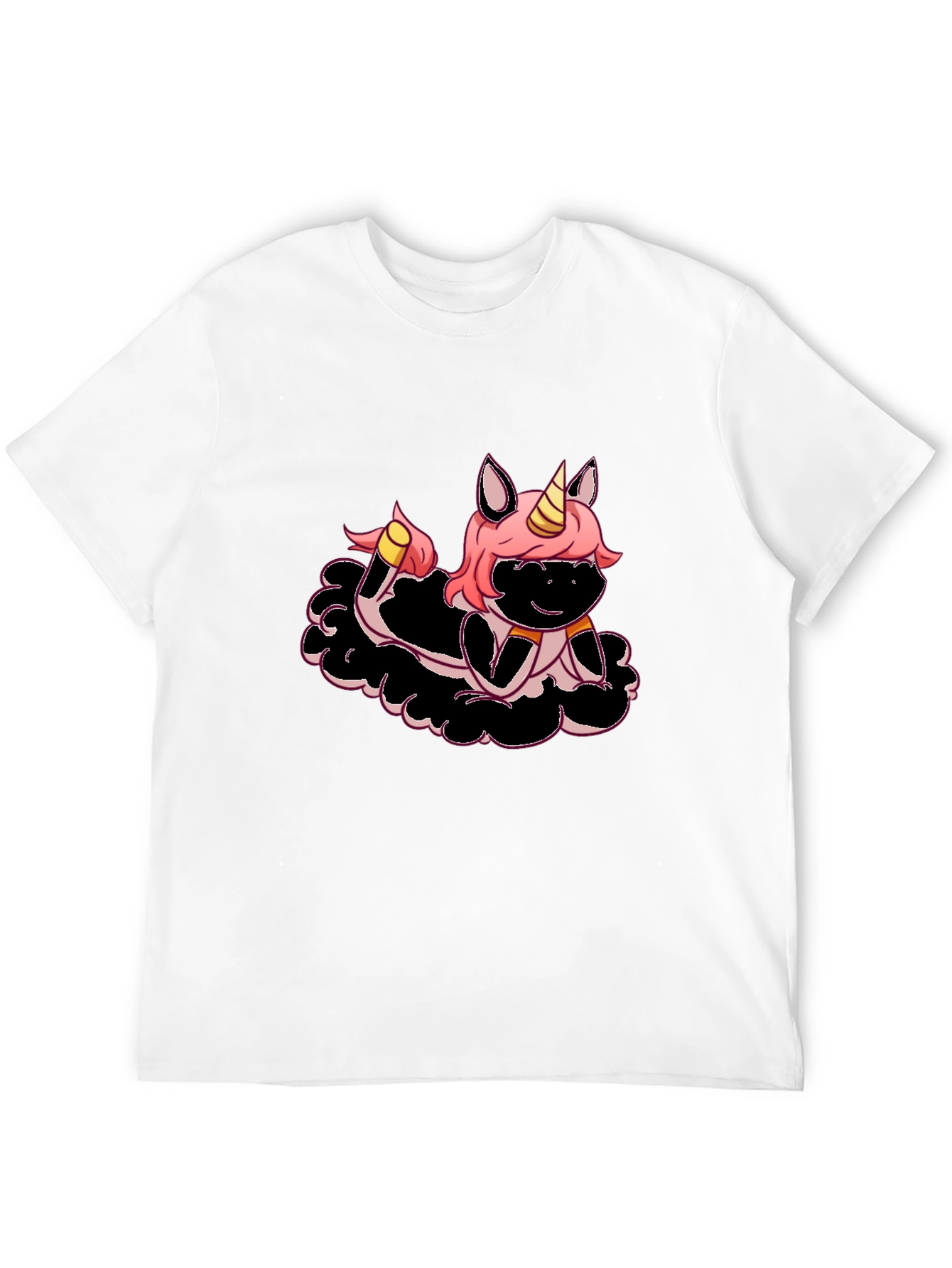 Unicorn Graphic Black T-Shirt