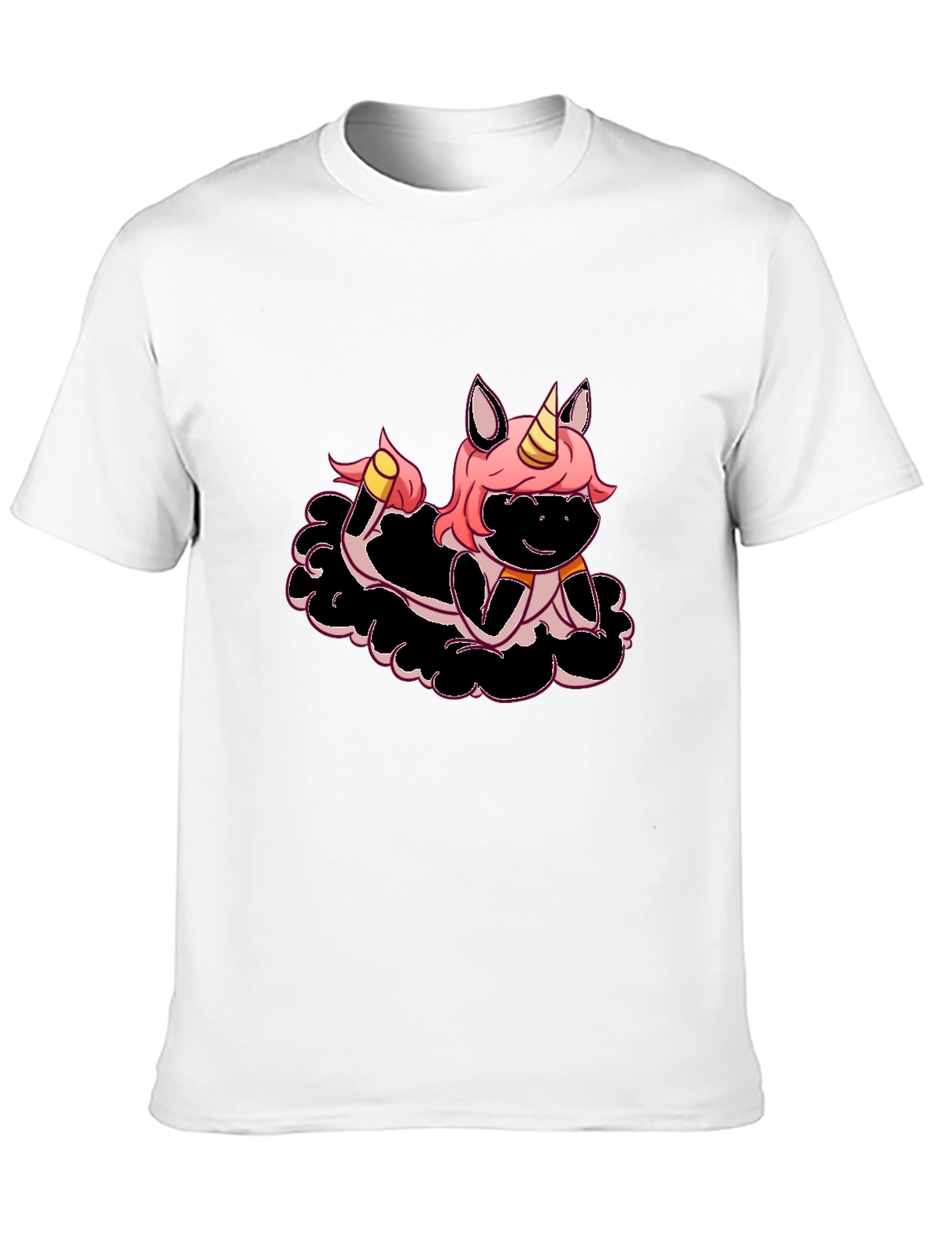 Unicorn Graphic Black T-Shirt