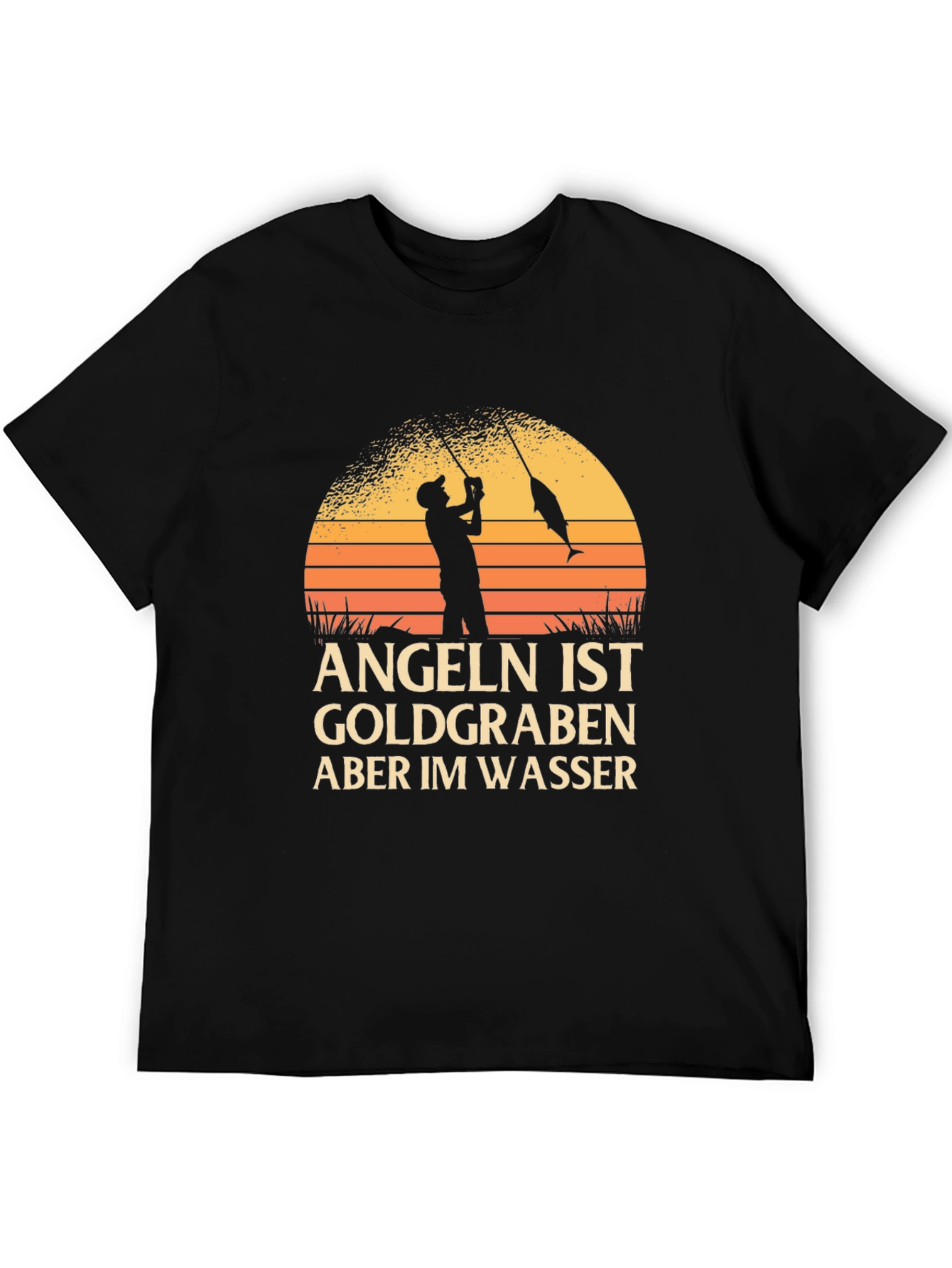 Angeln Ist Goldgraben Fishing T-Shirt