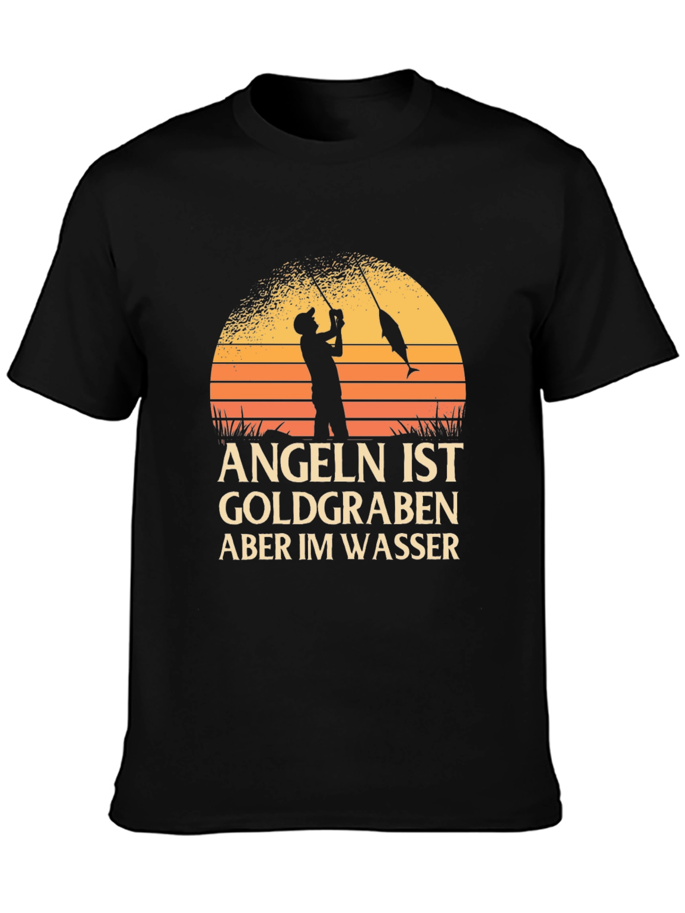 Angeln Ist Goldgraben Fishing T-Shirt