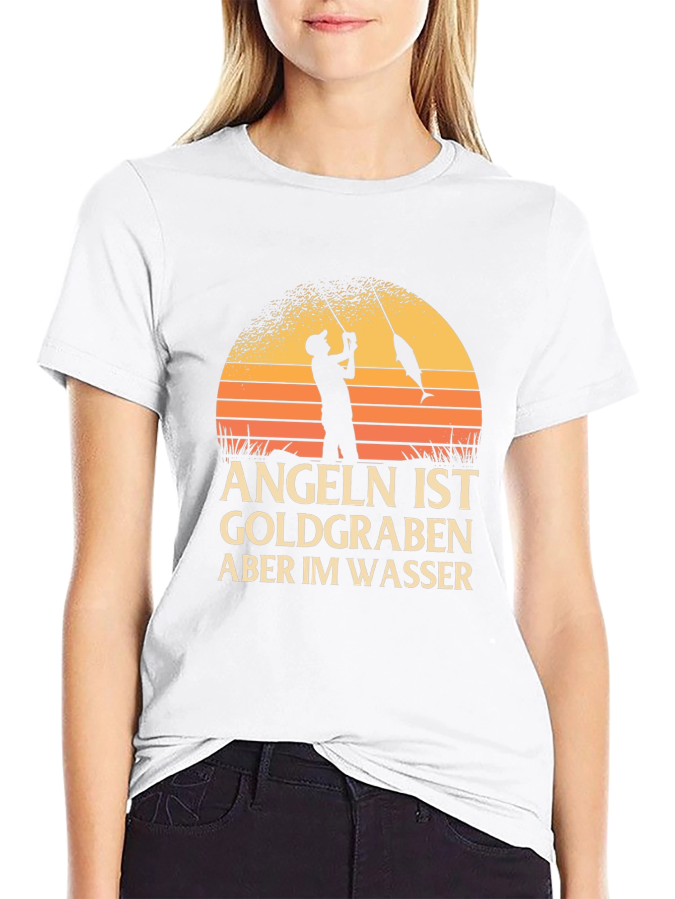 Angeln Ist Goldgraben Fishing T-Shirt