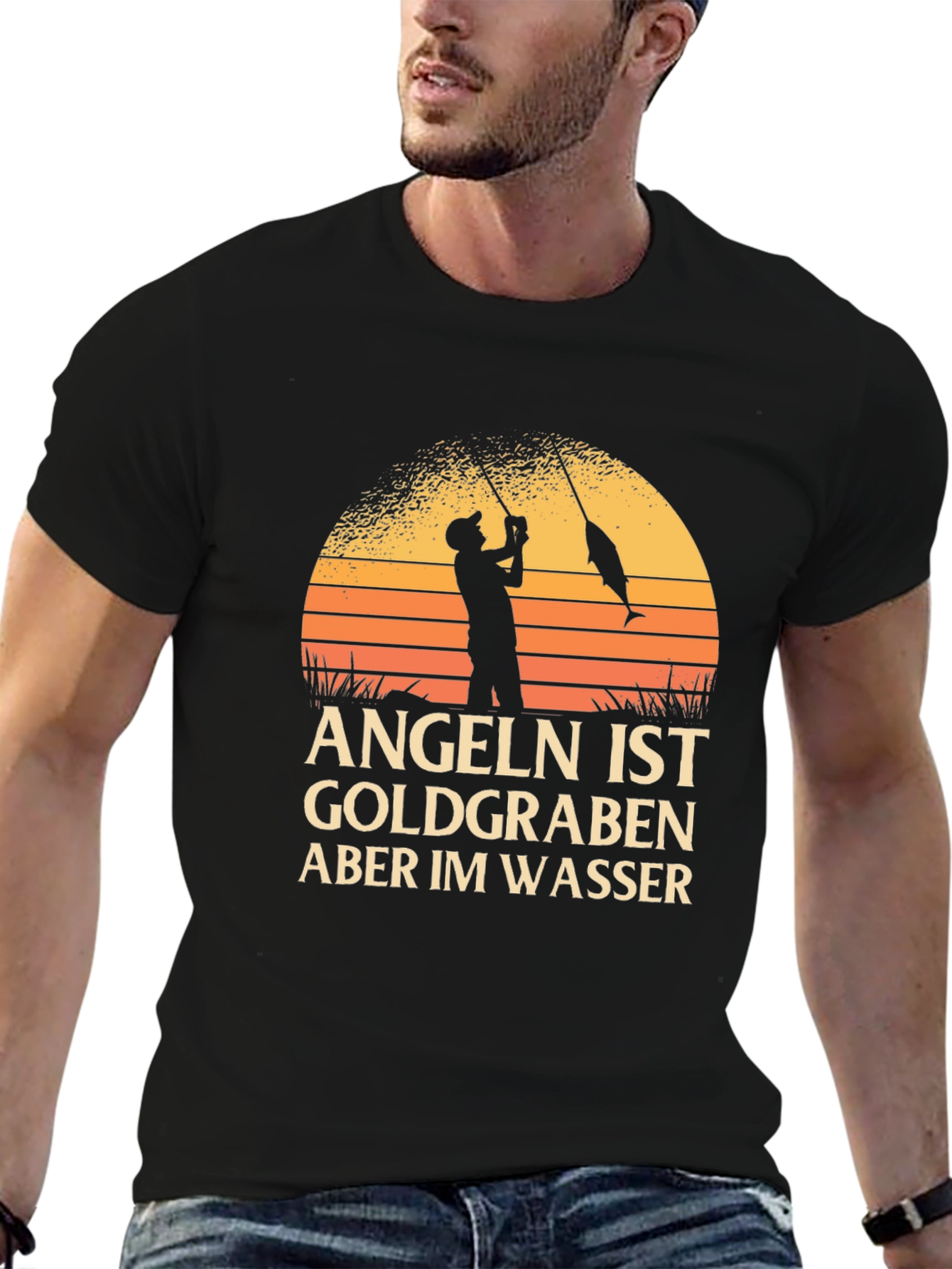 Angeln Ist Goldgraben Fishing T-Shirt