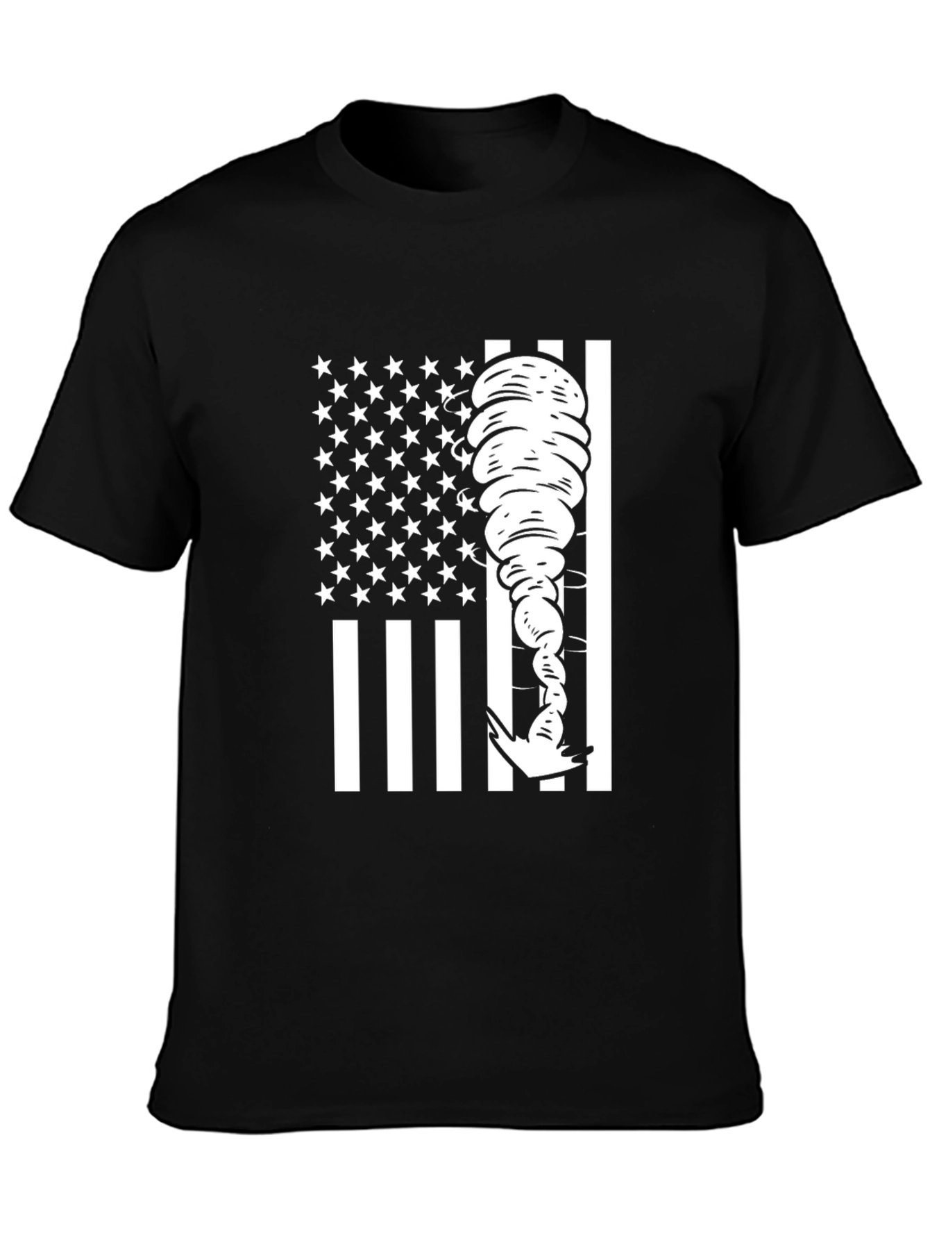 American Tornado T-Shirt - Black