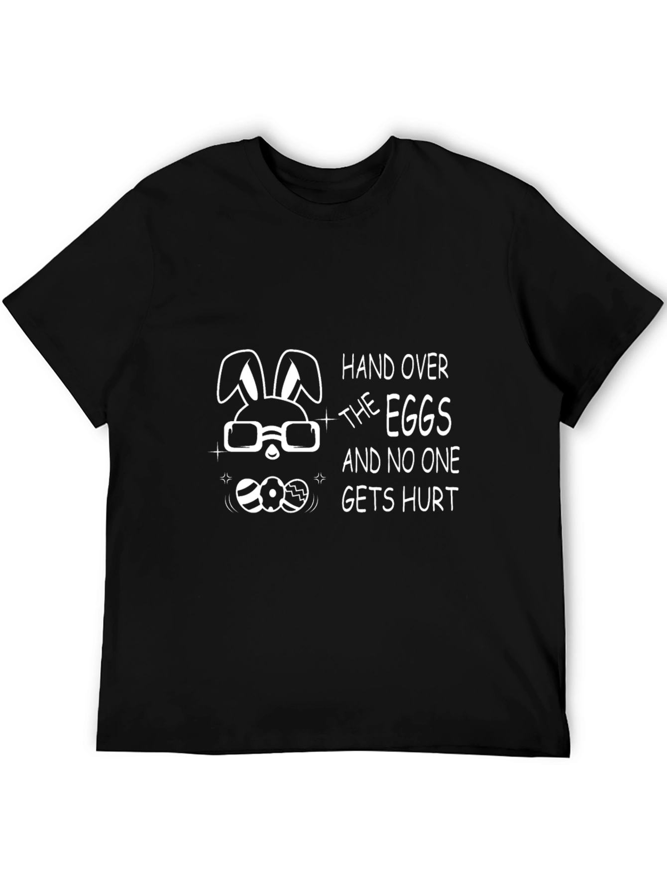 Hand Over the Eggs Easter Graphic T-Shirt