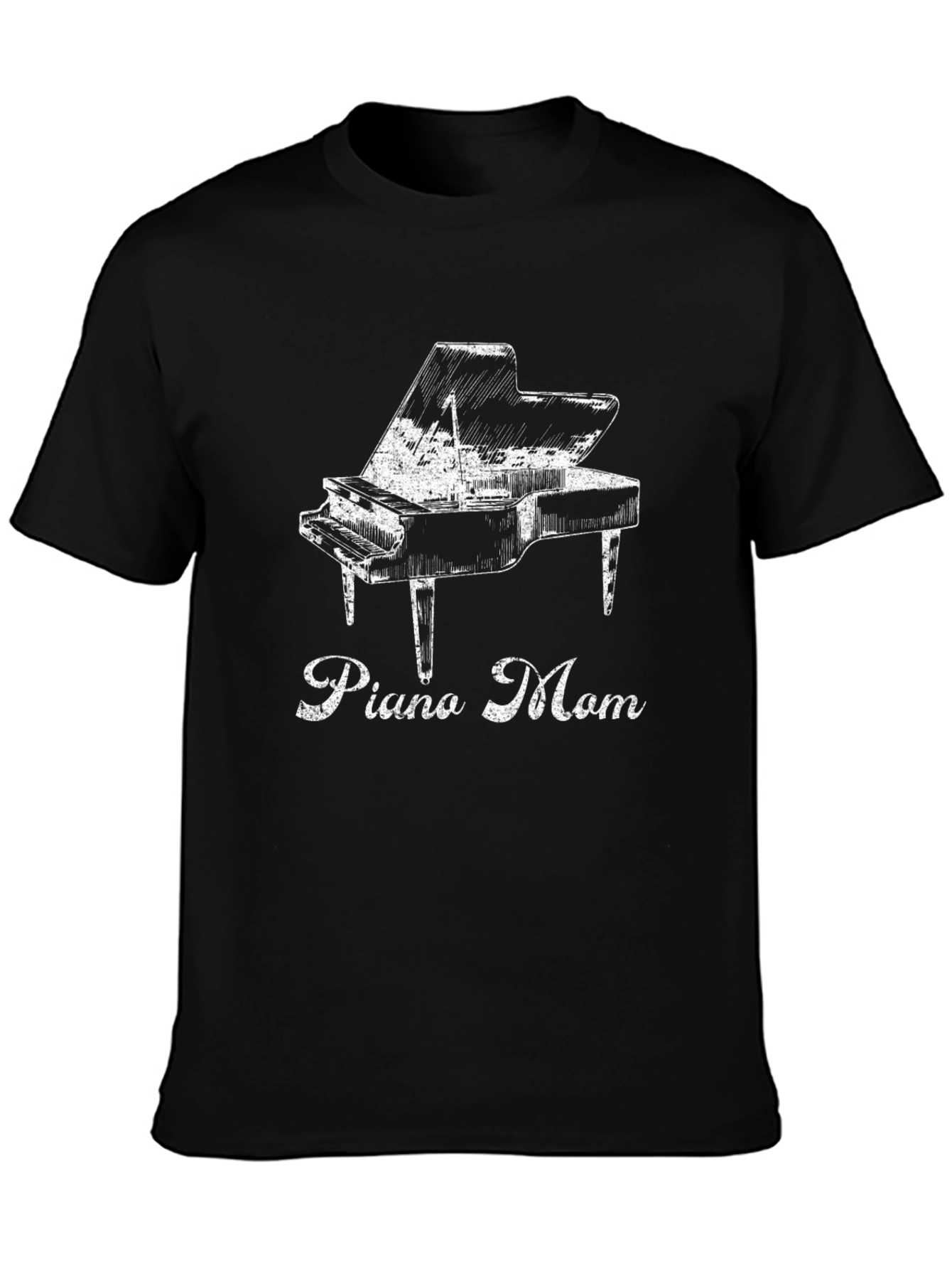 Piano Mom T-Shirt - Musical Gift for Mothers