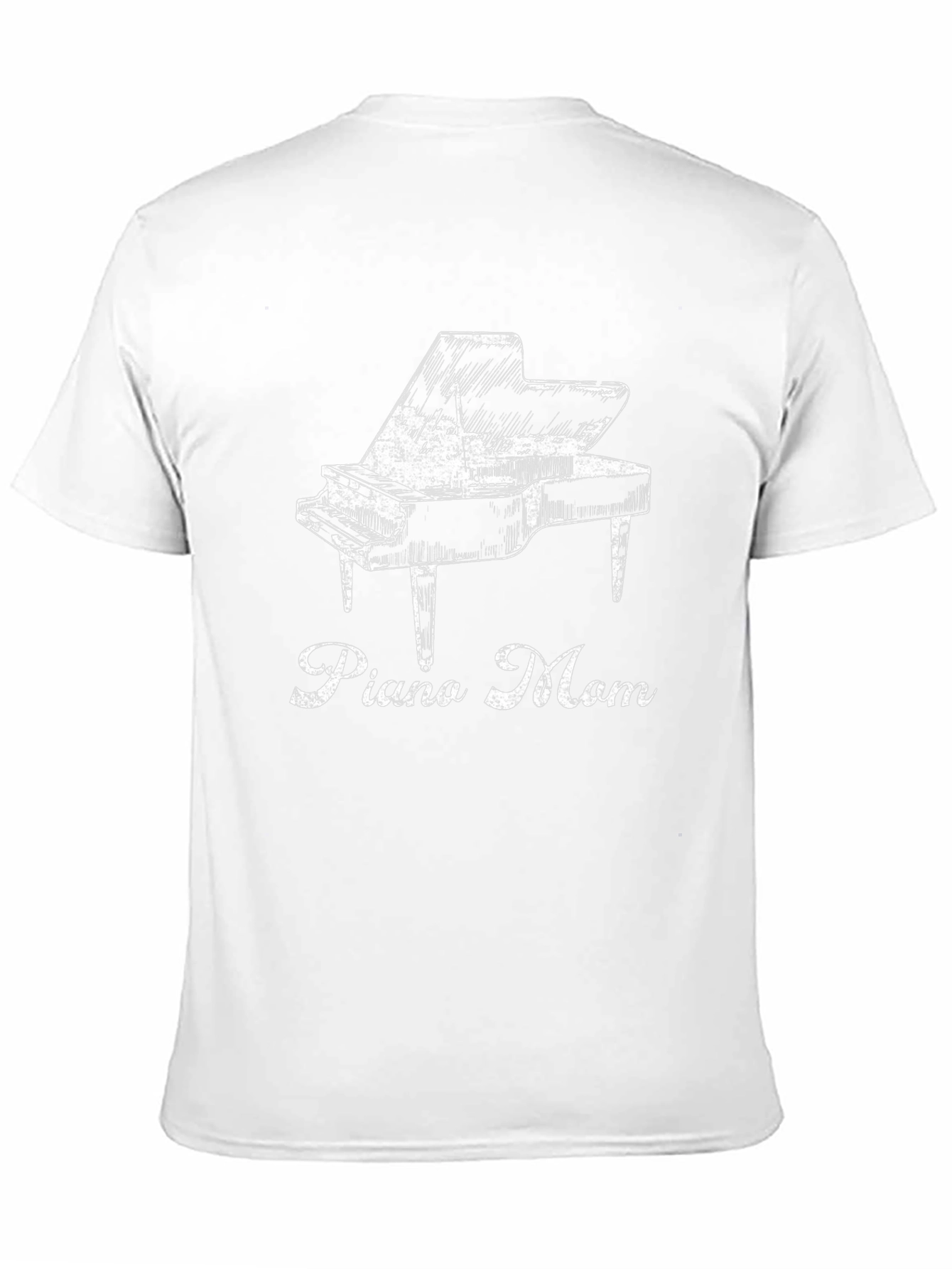 Piano Mom T-Shirt - Musical Gift for Mothers