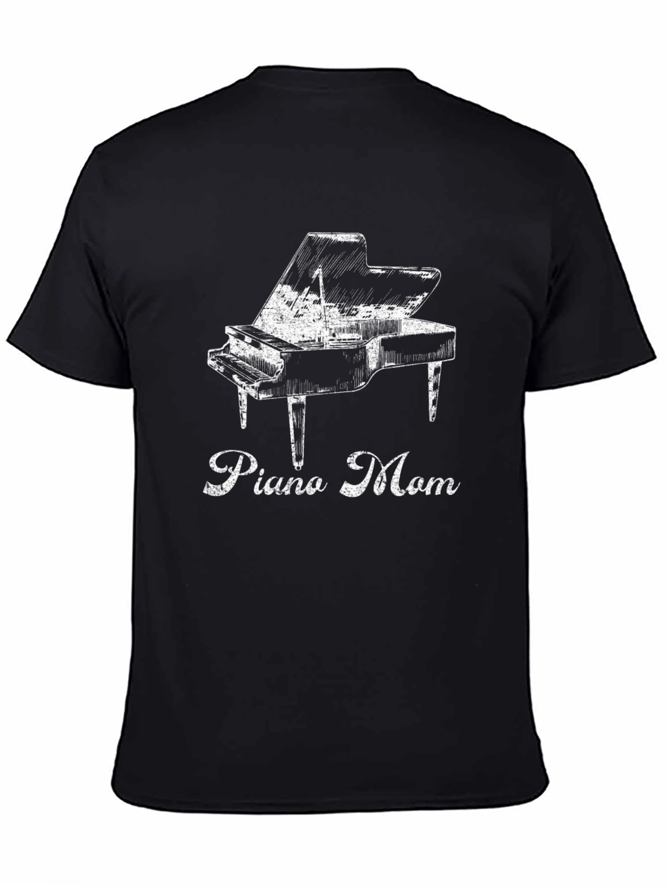 Piano Mom T-Shirt - Musical Gift for Mothers