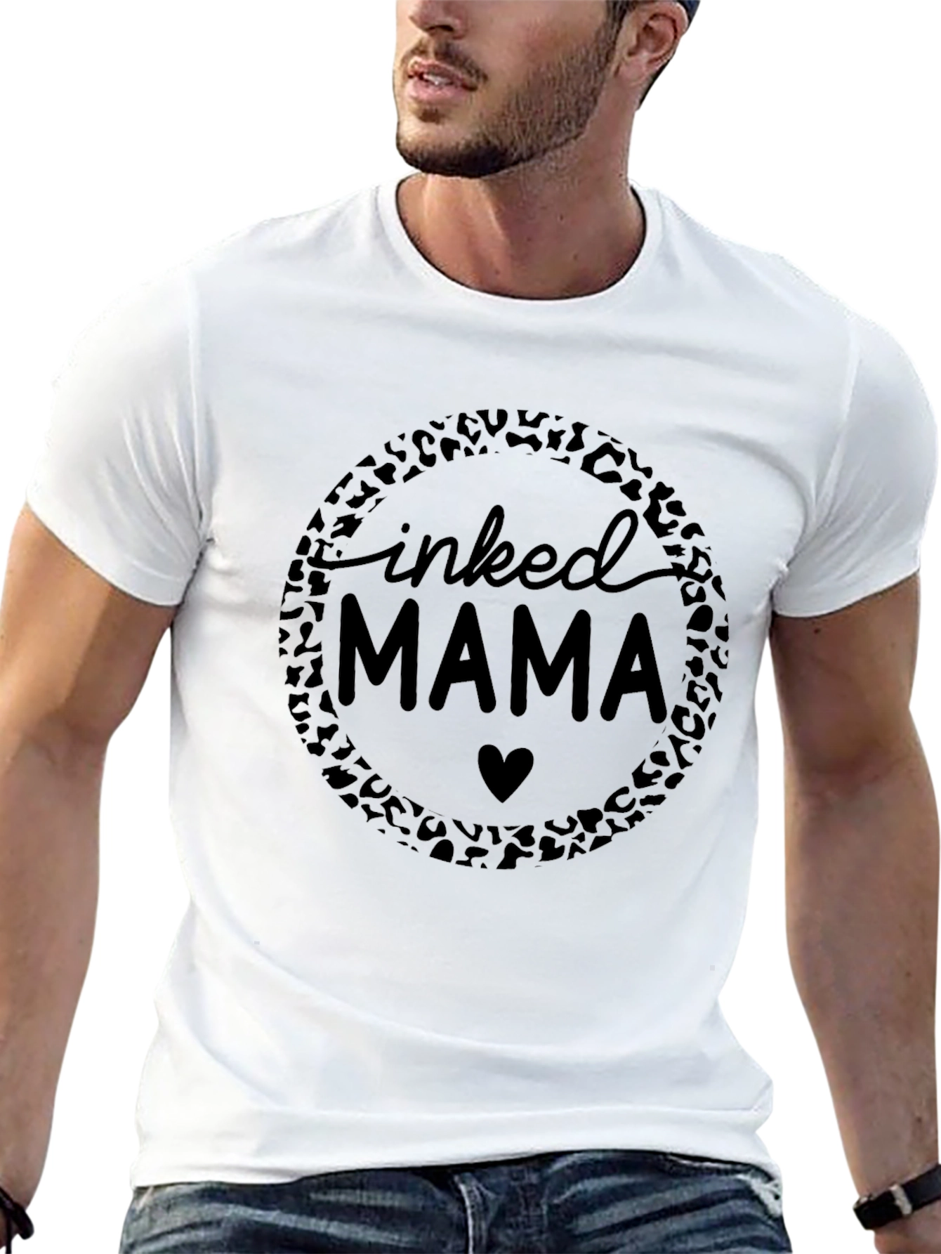 Inked Mama Leopard Print T-Shirt