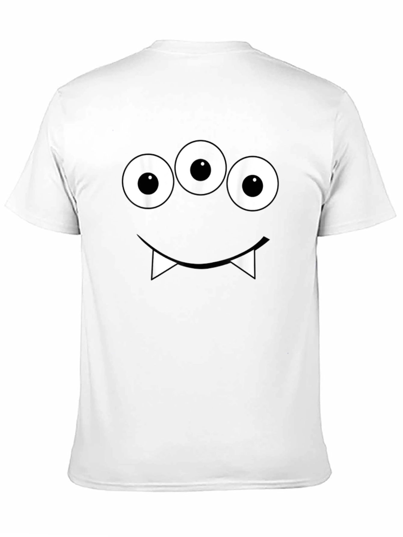 Monster Face Graphic Tee - Spooky Halloween Shirt
