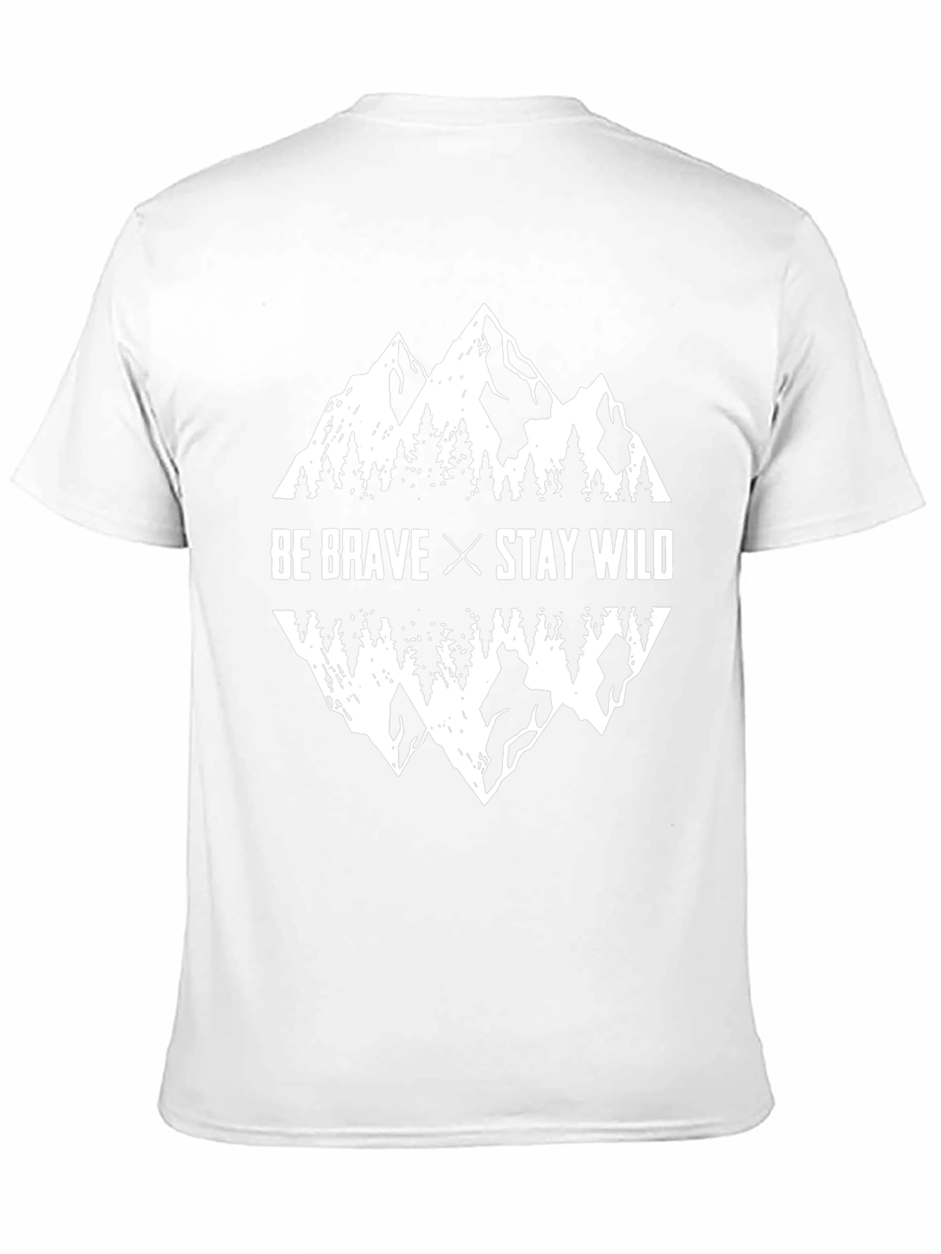 Be Brave Stay Wild Mountain Graphic Tee