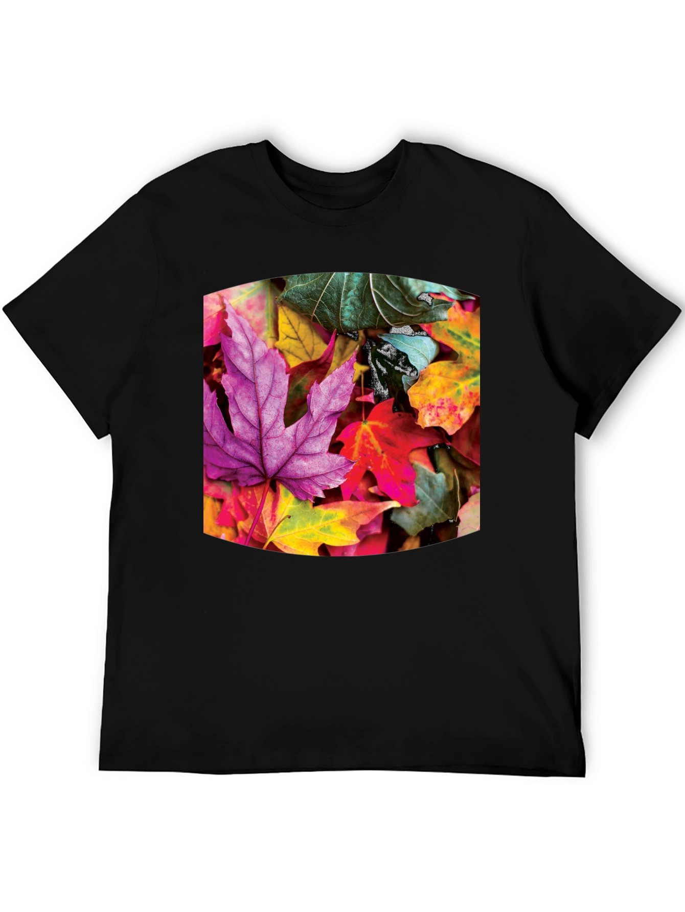 Autumn Leaves Graphic Tee - Stylish Casual Wear