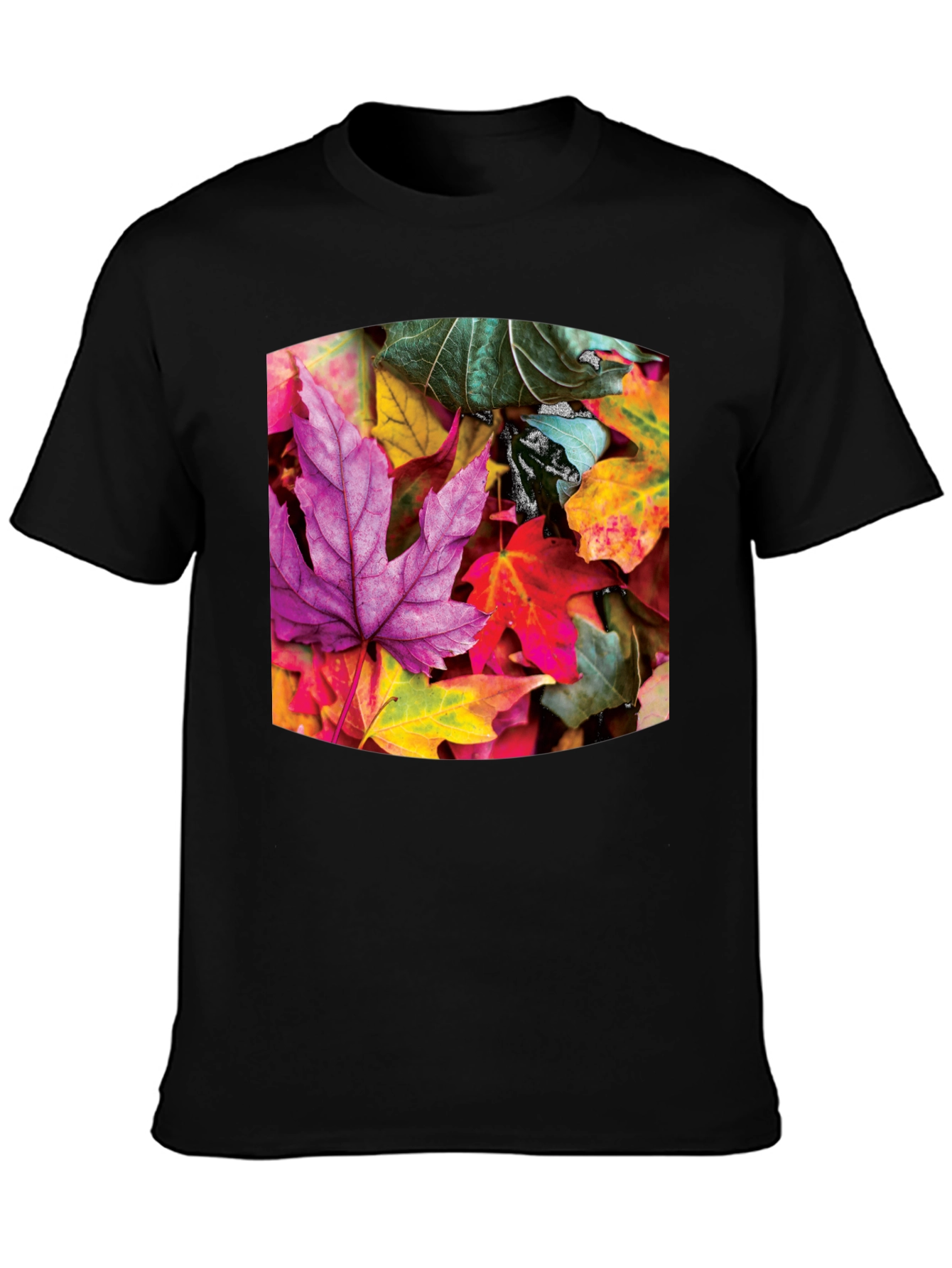 Autumn Leaves Graphic Tee - Stylish Casual Wear