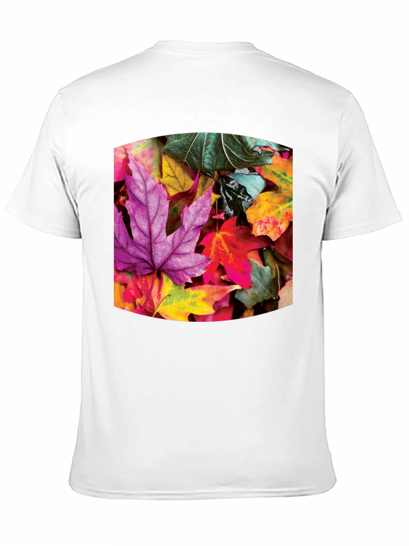 Autumn Leaves Graphic Tee - Stylish Casual Wear